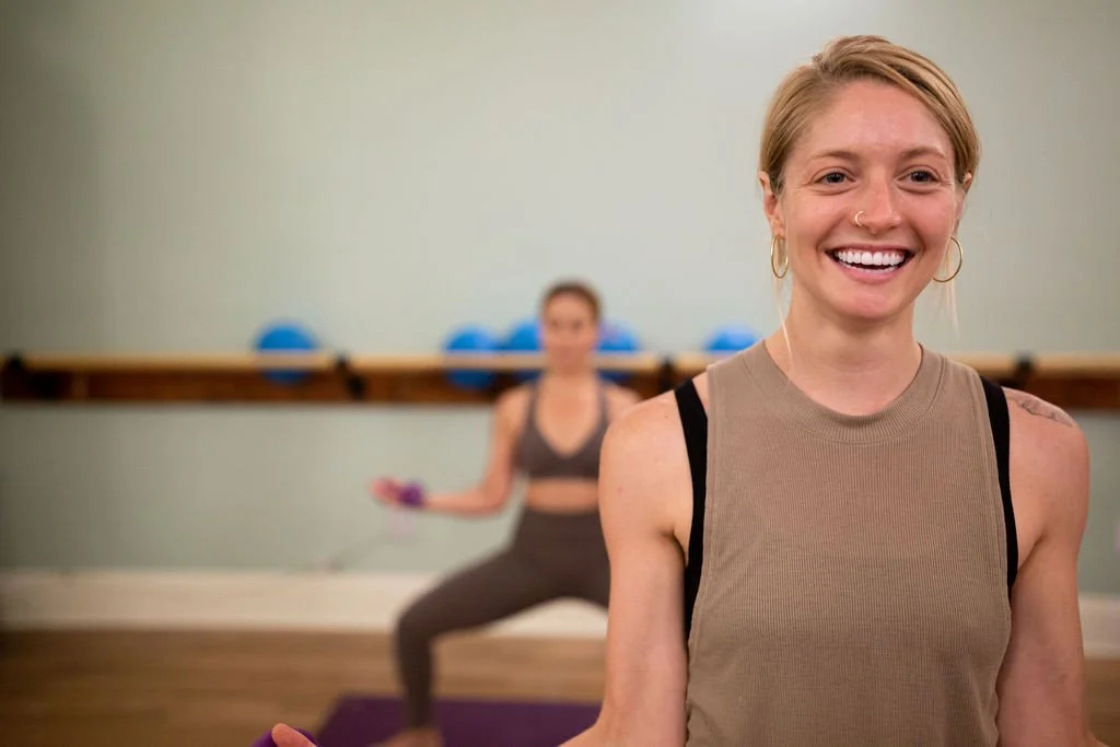 We're saying goodbye at the end of this month to @ellacuda, one of our original and longtime instructors. *cue happy tears* 🥲⁠
⁠
Ella joined Lumos back in 2018 and over the past seven years has taught almost everything we offer - yoga, barre, and al