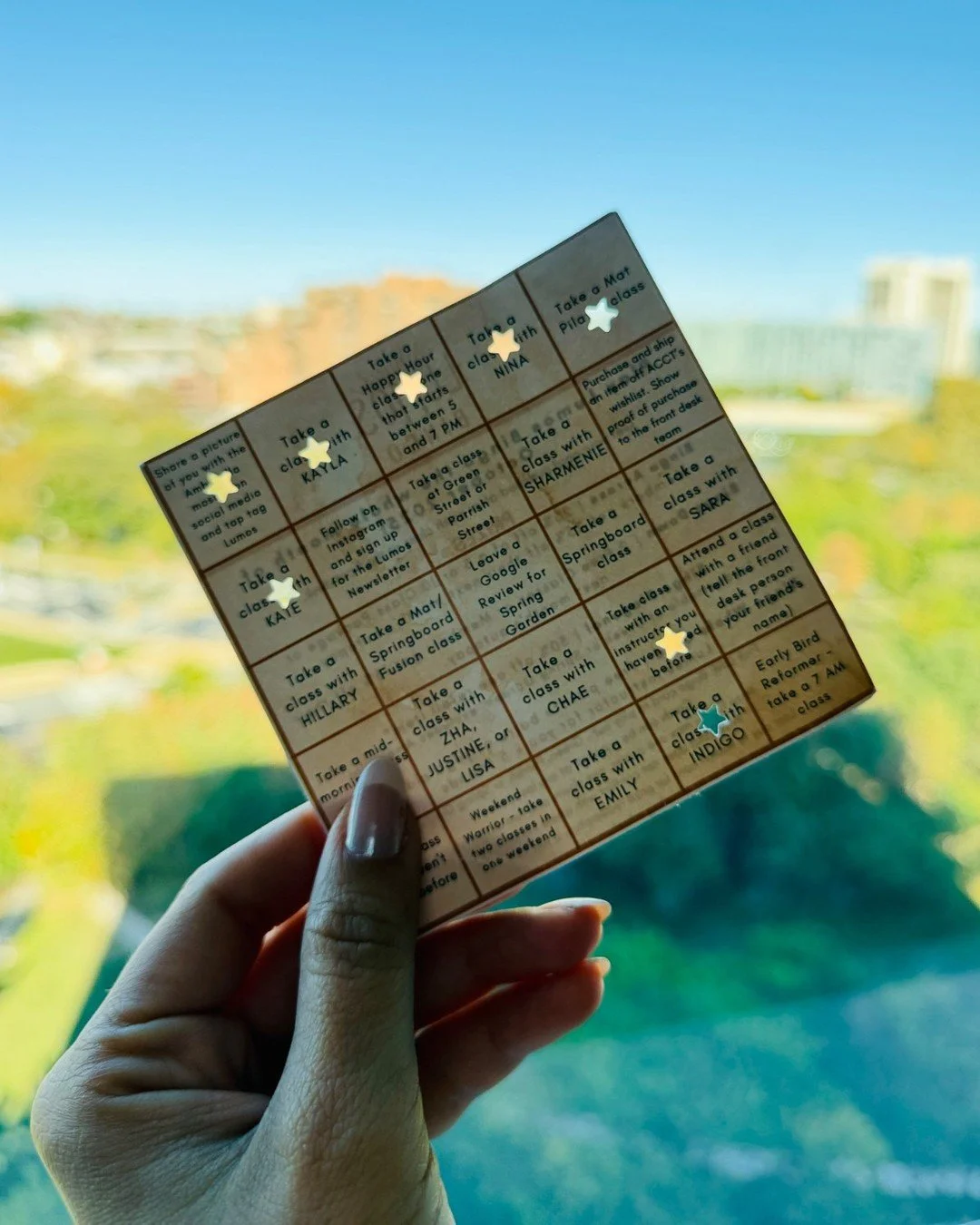 BINGO never looked this good! Congratulations to Anisha 🌟