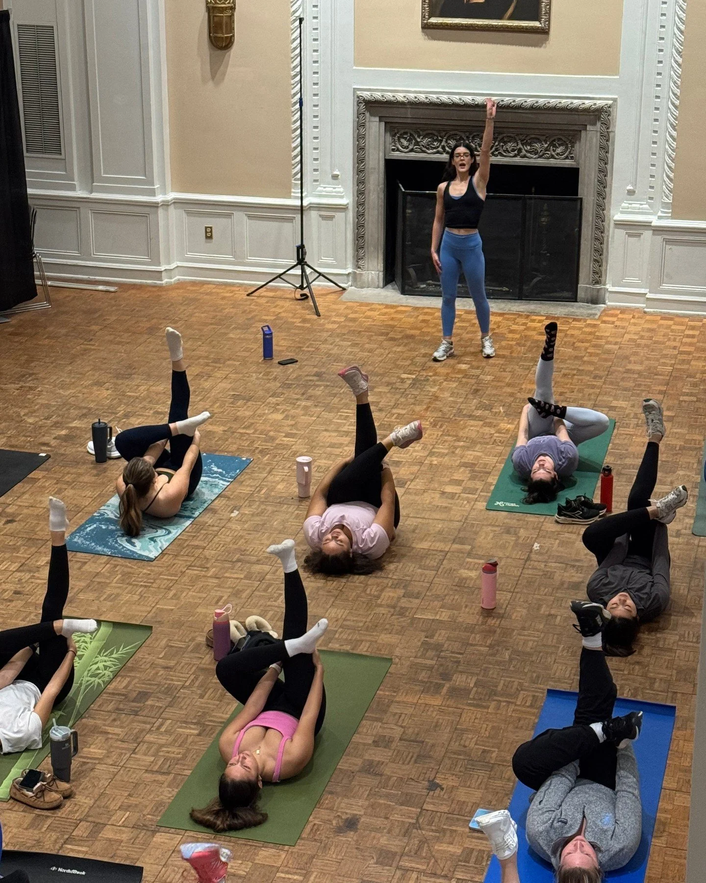 In November @flow.with.indigo led a mat Pilates class with @drexel_inchaarg ⚡️ 

We love working with the local Chaarg chapters and look forward to their classes each semester! 

Planning an event for your college or university group? We work with gr