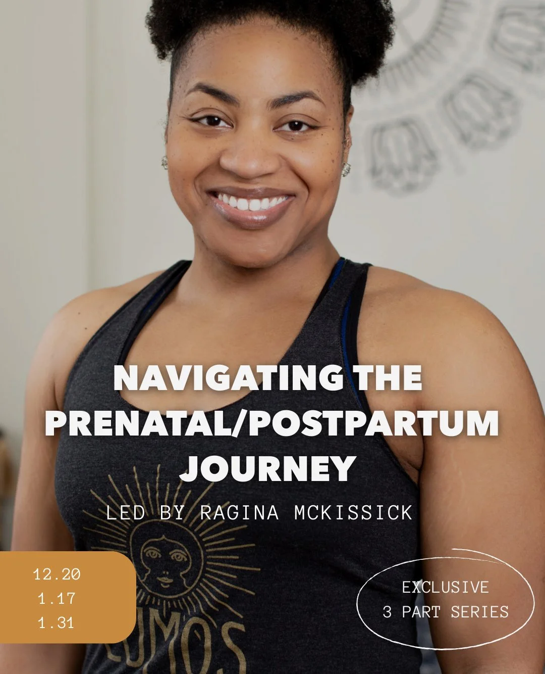 We&rsquo;re here to support you through every chapter! Join @kissgfitness for her three part series: Navigating the Prenatal + Postpartum Journey starting 12.20.⁠
⁠
RaGina is offering a three-part workshop series designed to support you through every
