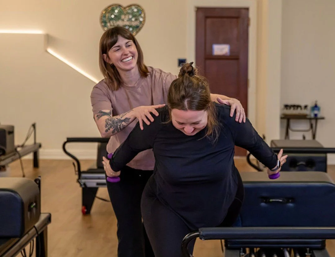 Did you know we offer private training? ✨⁠
⁠
Private Pilates, yoga, and barre sessions are a fully personalized way to support your body and your goals. Sessions are 60 minutes, giving you dedicated time with an expert instructor who tailors each pra