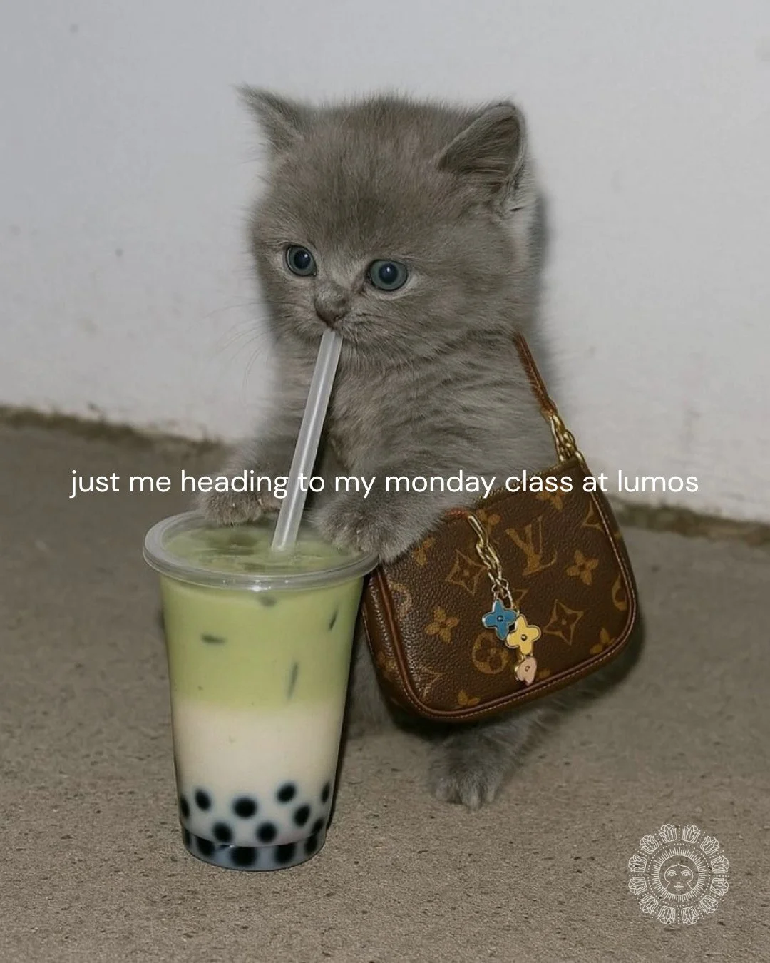 Spend your Monday morning at the studio &amp; get a cute drink after!! 🧋❣️