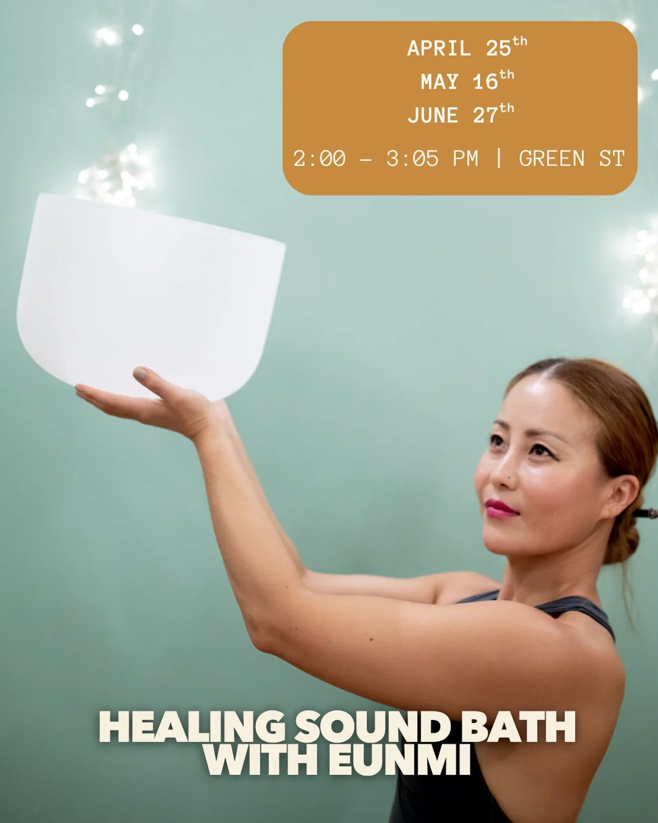 HEALING SOUND BATH MEDITATION ⭐️

New dates added for Spring @eunmis_soundhealing_yoga!

Join us for a deeply relaxing, meditative experience which will take you on a tranquil journey of healing and self discovery. Everything in this Universe, includ