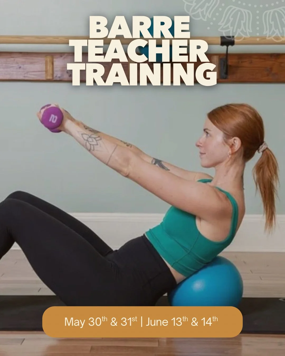 Ready to Take Your Passion for Barre to the Next Level?

We&rsquo;re thrilled to announce the 2026 dates for our Lumos Barre Teacher Training &mdash; an empowering, comprehensive program developed by our very own instructors, Jessica Reinhardt and Sa