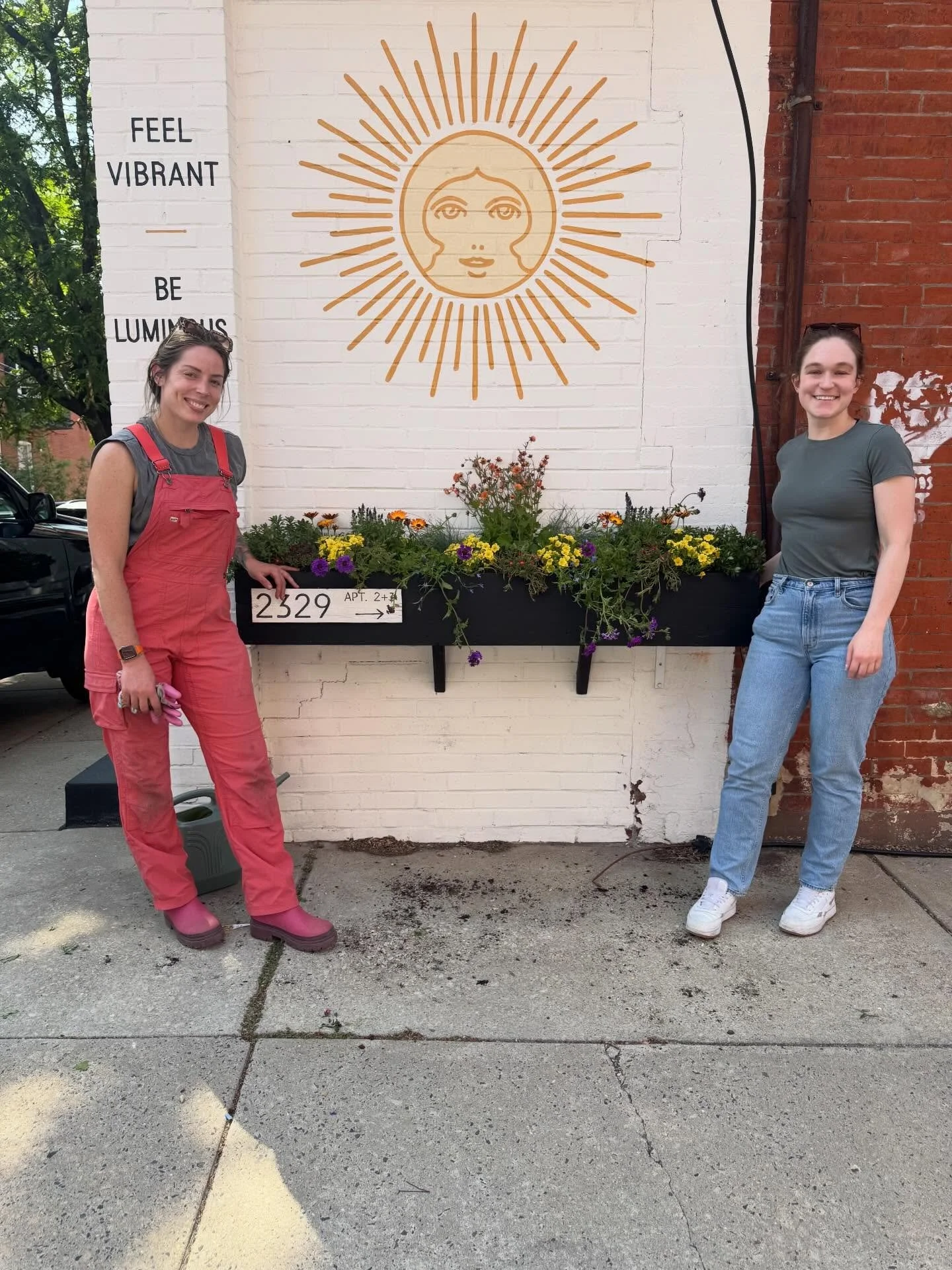 Our Parrish Street studio got a green refresh today to celebrate Earth Month! A big thank you to Savannah @iridianflora and Lindsey @berlindsey for making these planters pop. Check them out the next time you&rsquo;re at the studio!