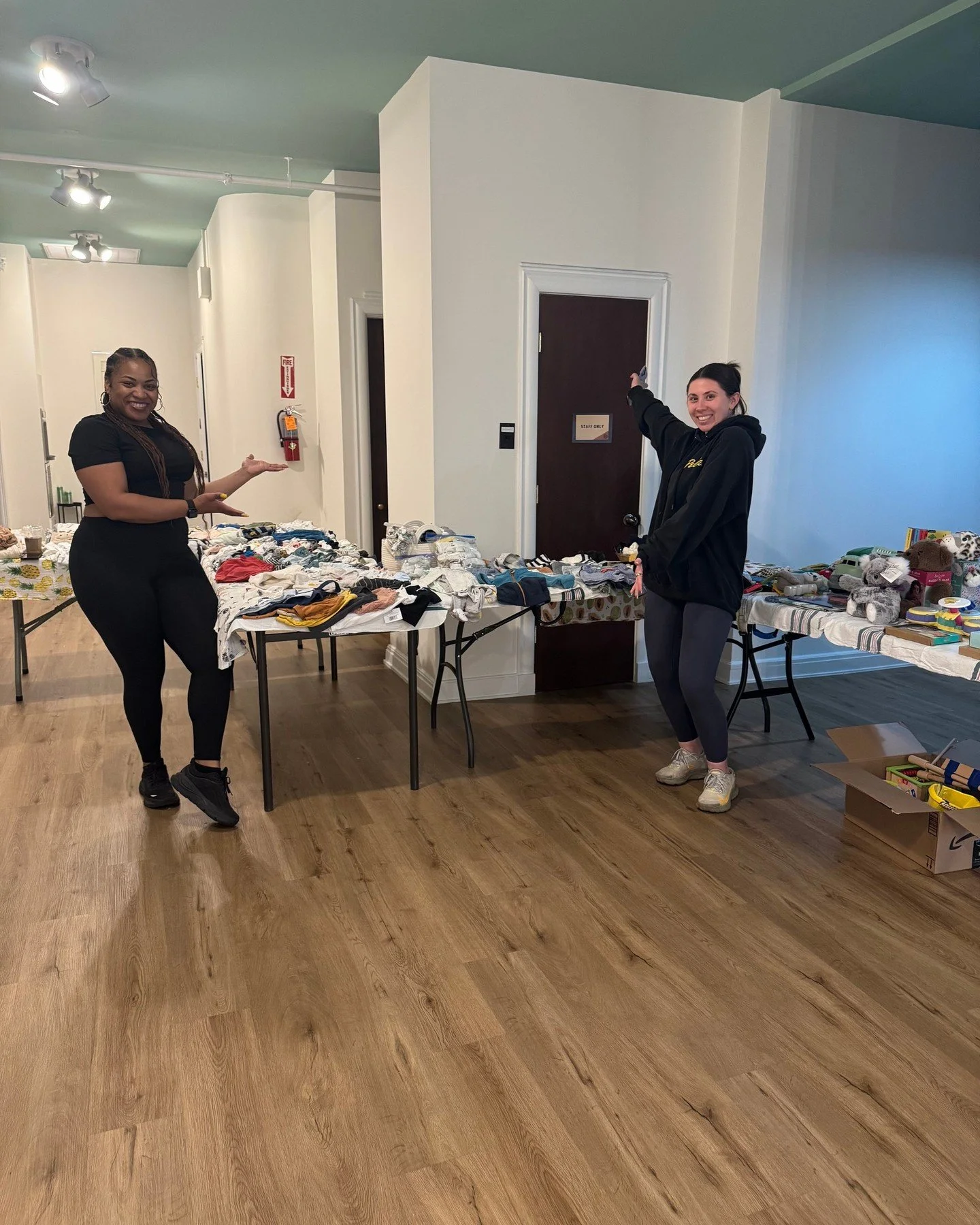 Mama Swap update 🍼🐣

We are going to do first Friday shops at spring garden beginning May 1st from 12-5 pm! 

We will do a donation weekend every 6 months in October and April for people to drop items off and then first Fridays in between will be f