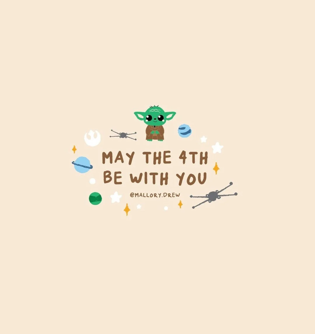 May the 4th be with you ⭐️🌌🛸
artist: @mallory.drew