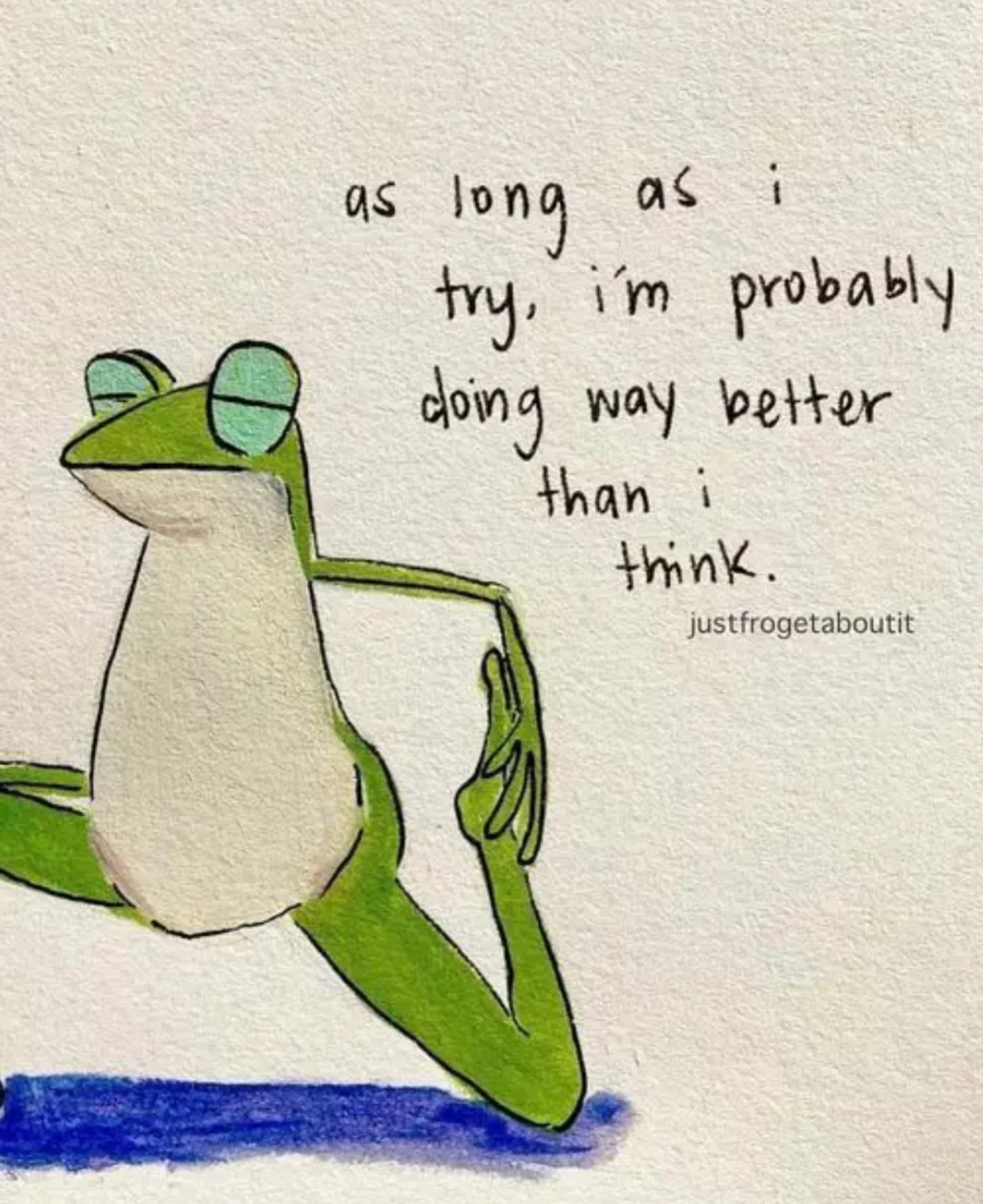 Happy Saturday 🐸💞 sending positive reminders!