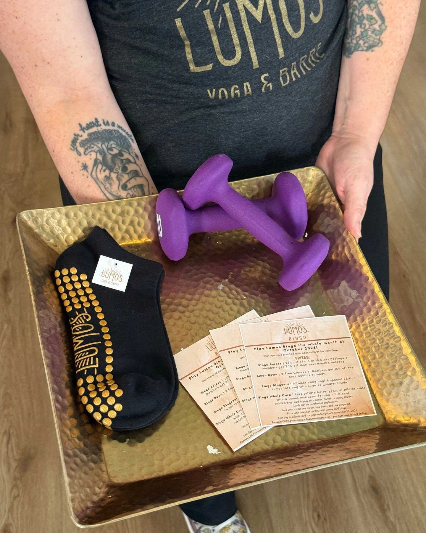 Now serving: BINGO!! 🤏

BINGO month is going strong at the studio. We have some fun prizes for you, so keep playing 🙂&zwj;&harr;️

🍂 It&rsquo;s not too late to start! If you haven&rsquo;t picked up a card yet, there are still two weeks left to pla