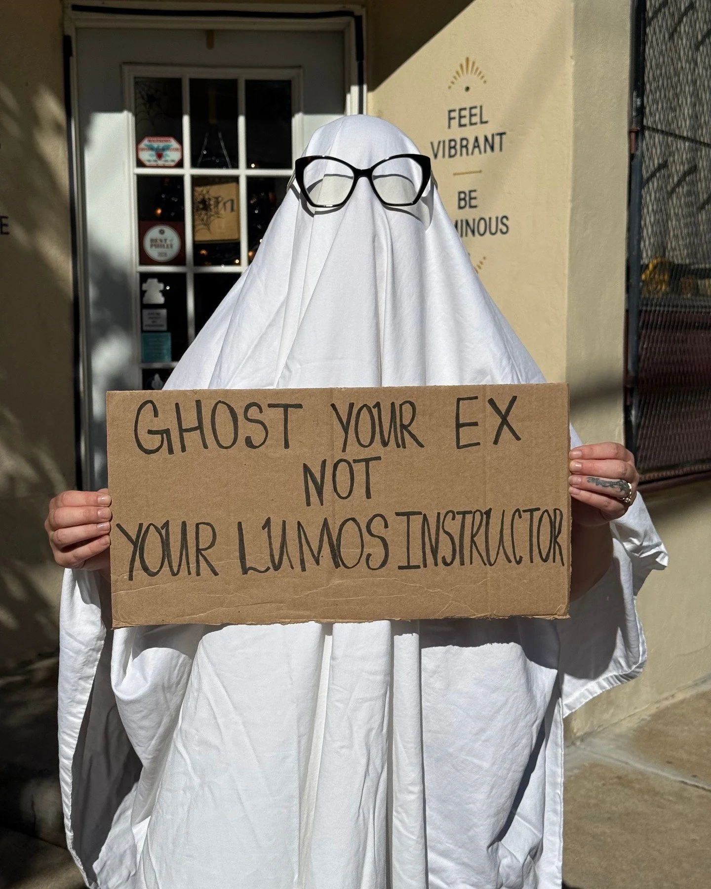 Ghost your ex, not our wonderful instructors 👻