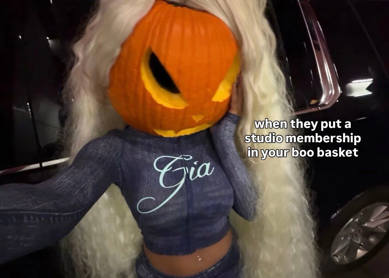Send this to your bae so they know to put a studio membership in your boo basket 🎃👻💓

We have multiple monthly memberships that give you access to all three of our studios, discounts on retail and workshops, and a monthly guest pass! 

Click the l