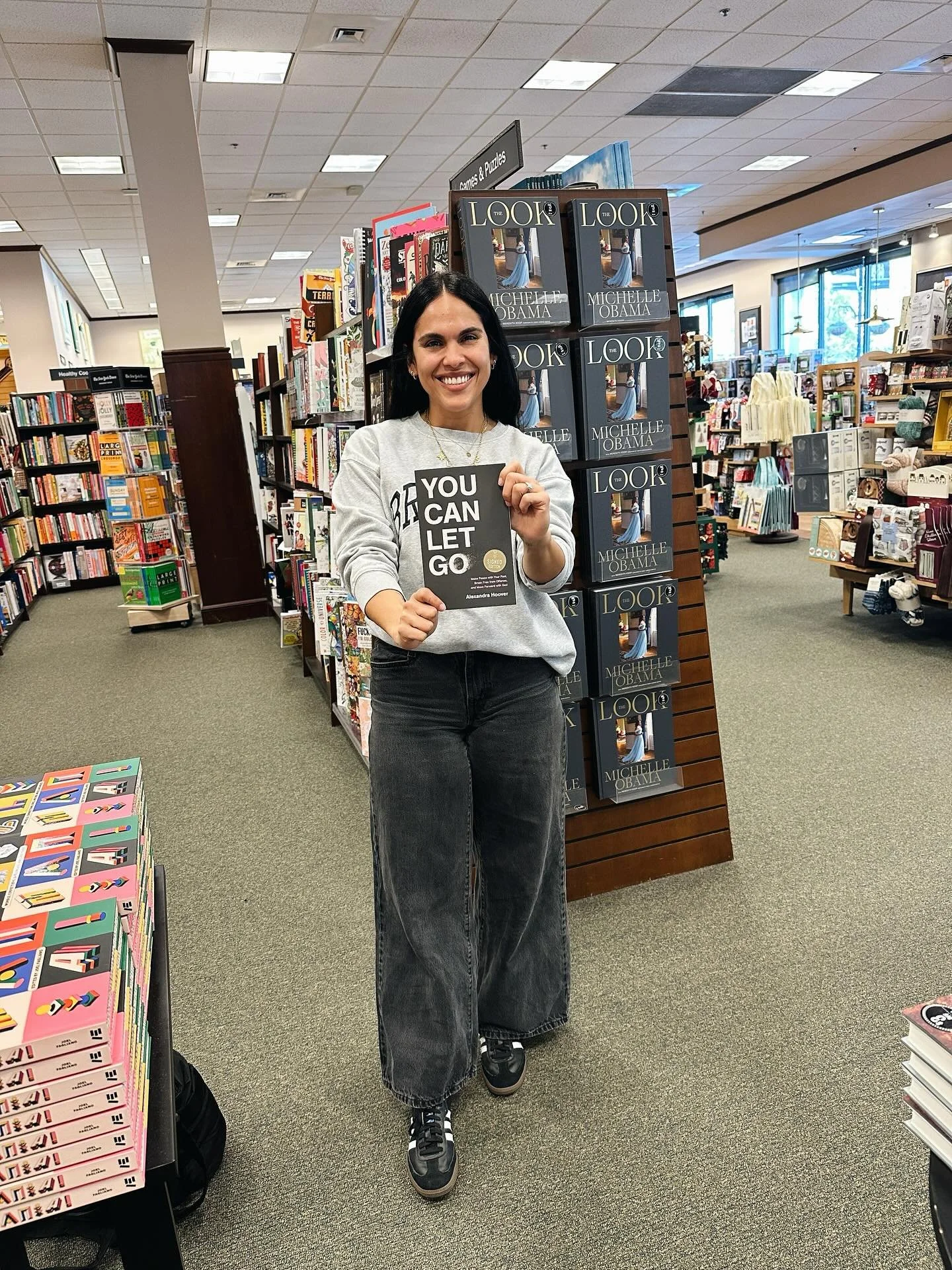 Found my book in @barnesandnoble today. What a blessing it was to see these words in the world. Technically my 4th published book. Which is really wild to say out loud. 

When I started writing You Can Let Go, all I could think about was how much the