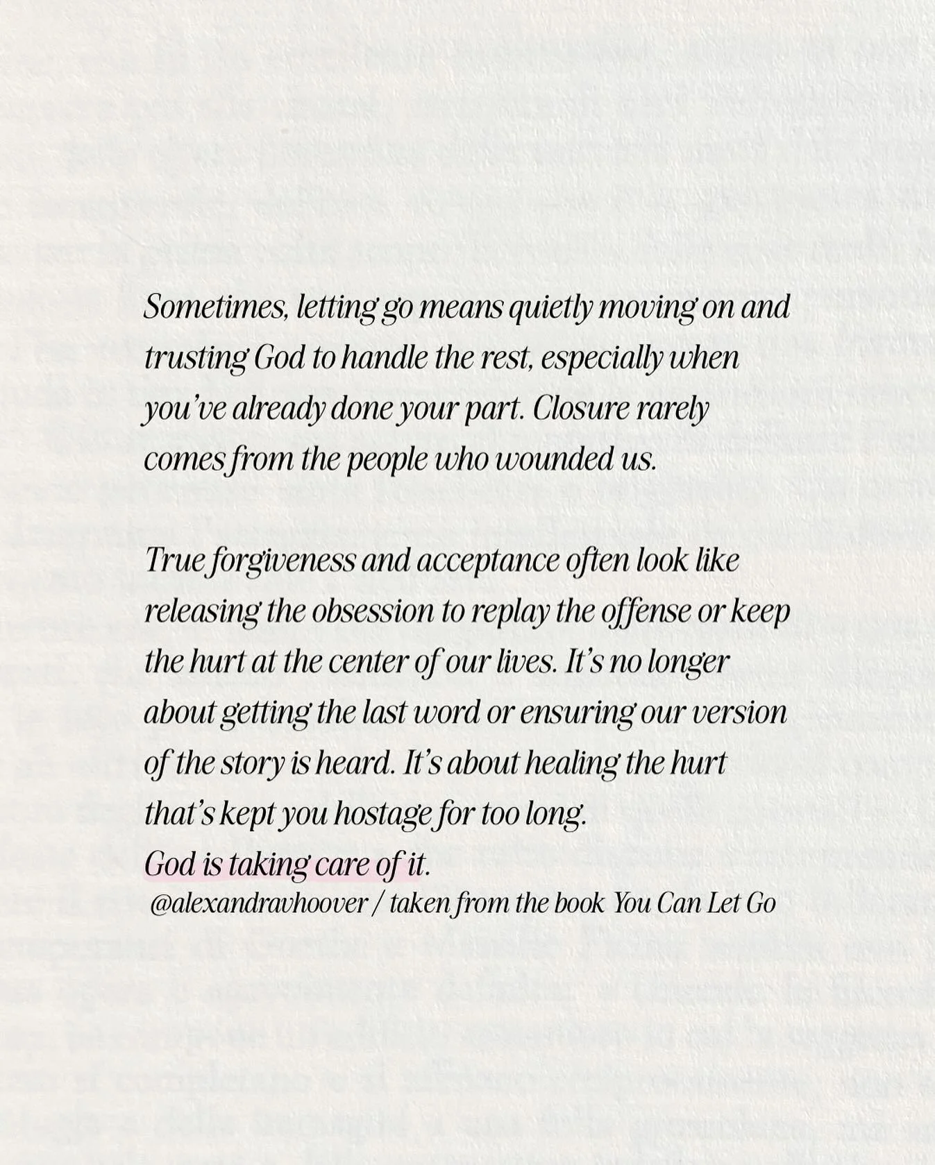 Leave a 🖤 if this was for you. 

If you want to keep reading &amp; healing, comment &ldquo;heal&rdquo; and I&rsquo;ll send you the first chapter of my book &ldquo;You Can Let Go.&rdquo; 

Your friend, 
Alex