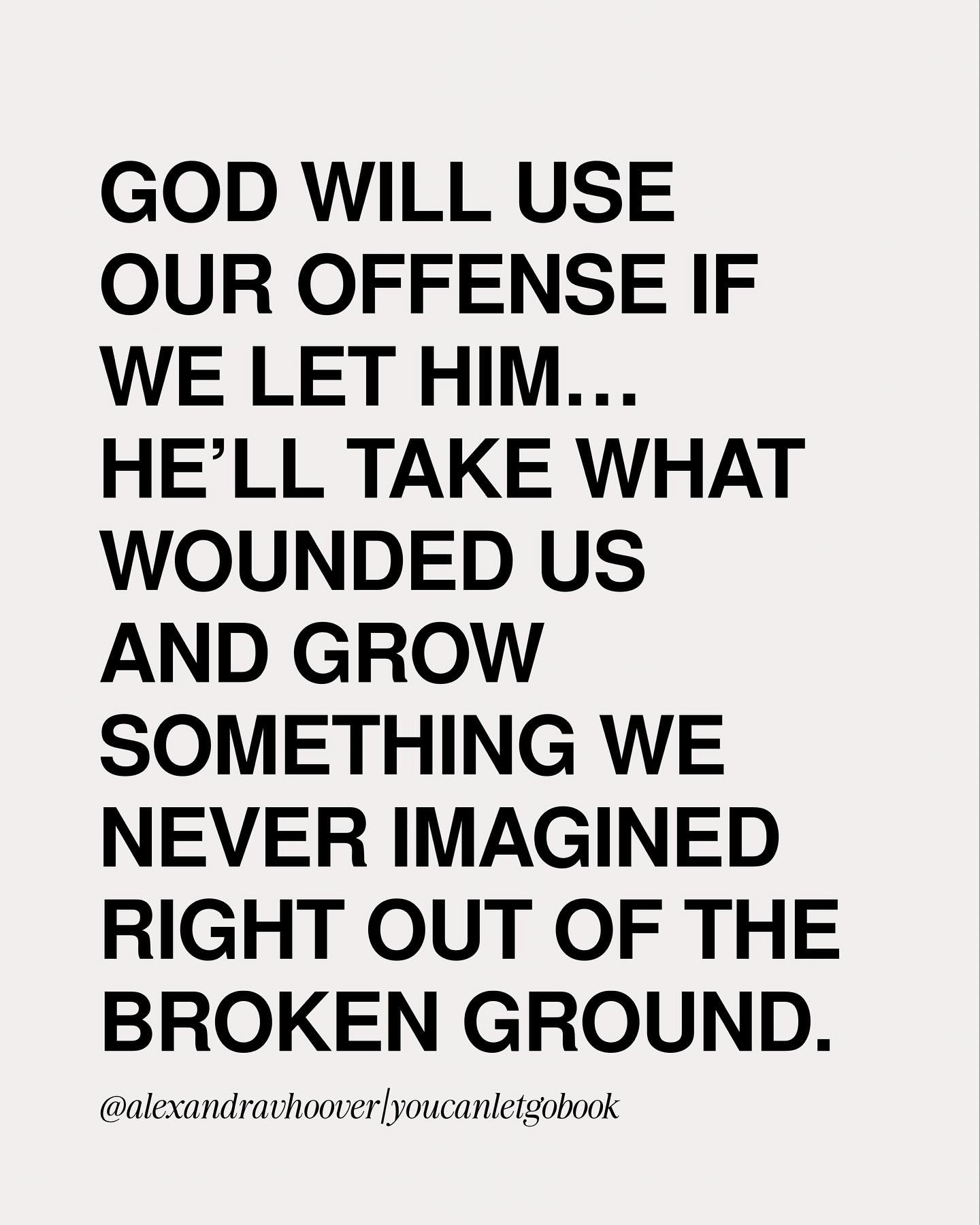 Walk light today. Walk free today.
God is already growing something new underneath every place that tried to bury you. Amen? 🫶🏽 

Comment &ldquo;heal&rdquo; if you want me to send you the first free chapter of my book &ldquo;You Can Let Go: Make Pe