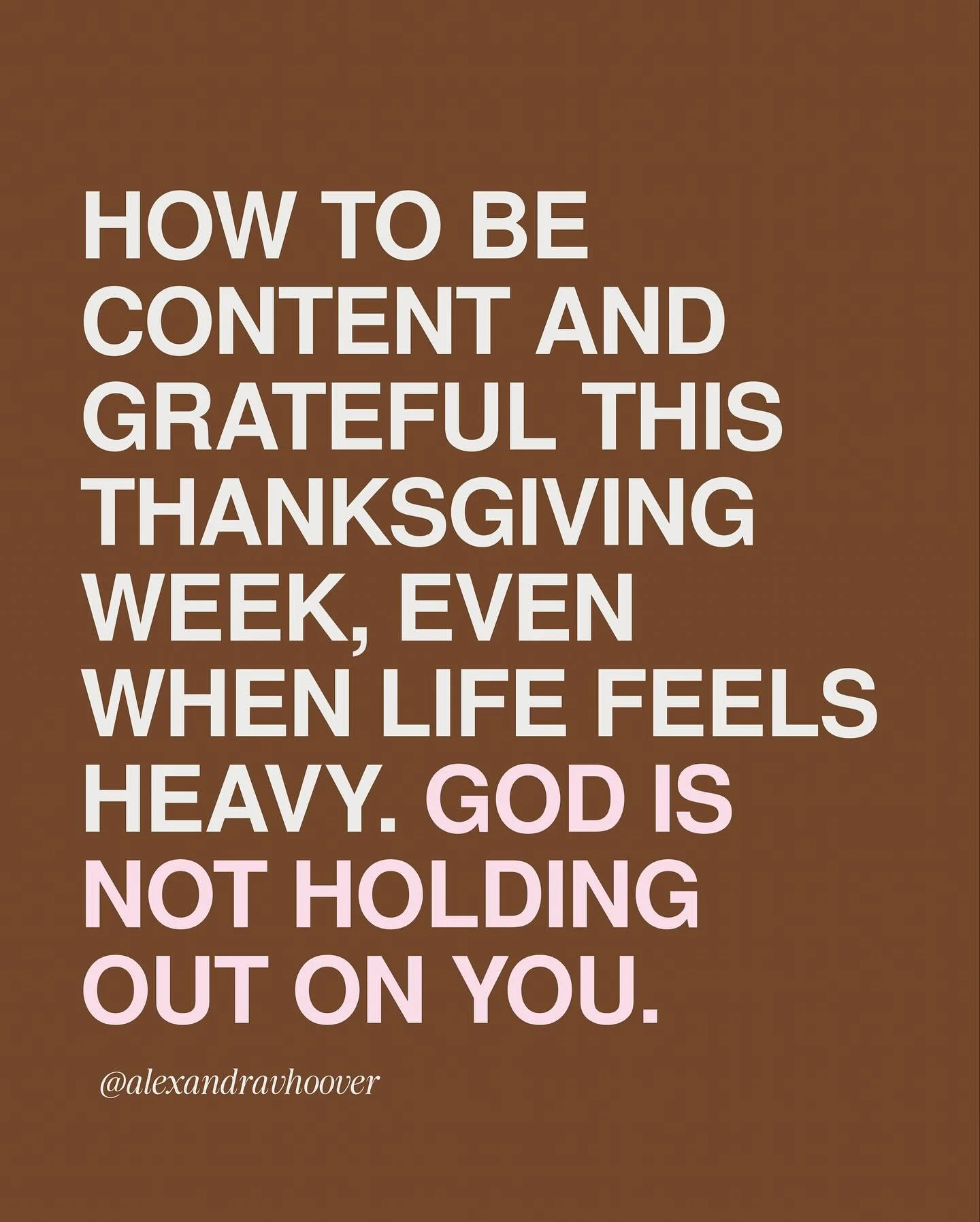 Paul was onto something when he said, &lsquo;Give thanks in all circumstances; for this is God&rsquo;s will for you in Christ Jesus.&rsquo; (1 Thessalonians 5:18) 

Living life in a posture of gratitude is a gift, it shifts our eyes from what&rsquo;s