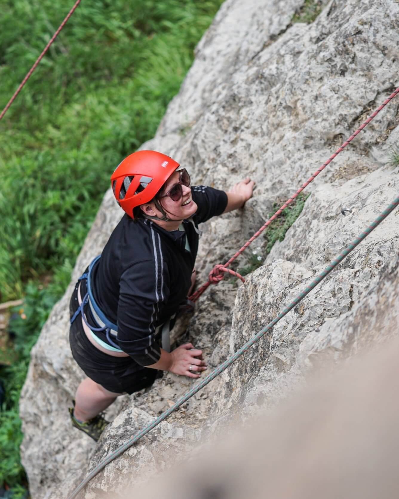 Introductory rock climbing in Rifle.