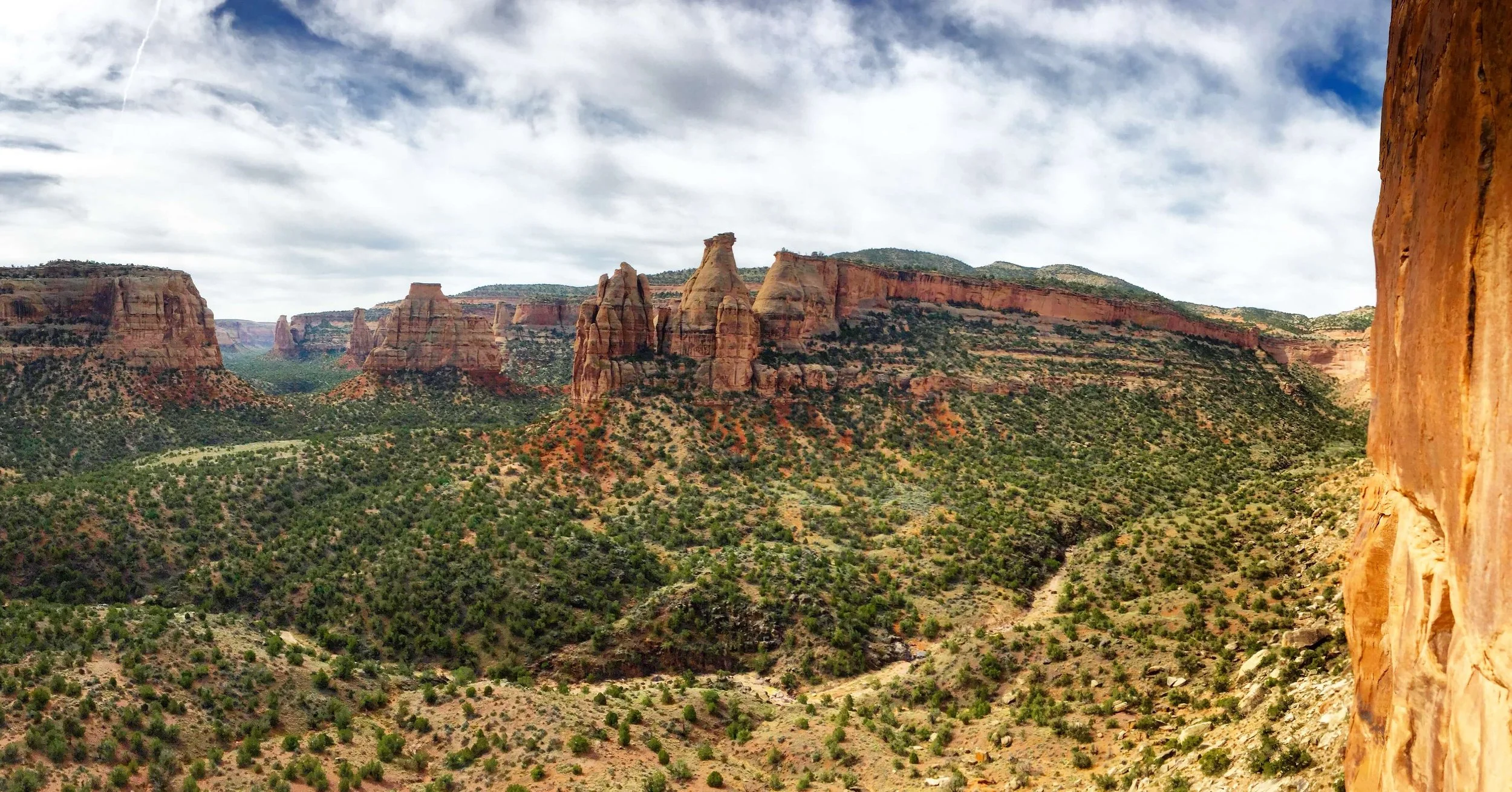 Panorama view of Colorado National Monument