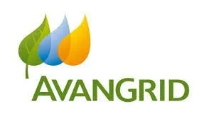 Avangrid logo with three colorful leaves in green, blue, and yellow.