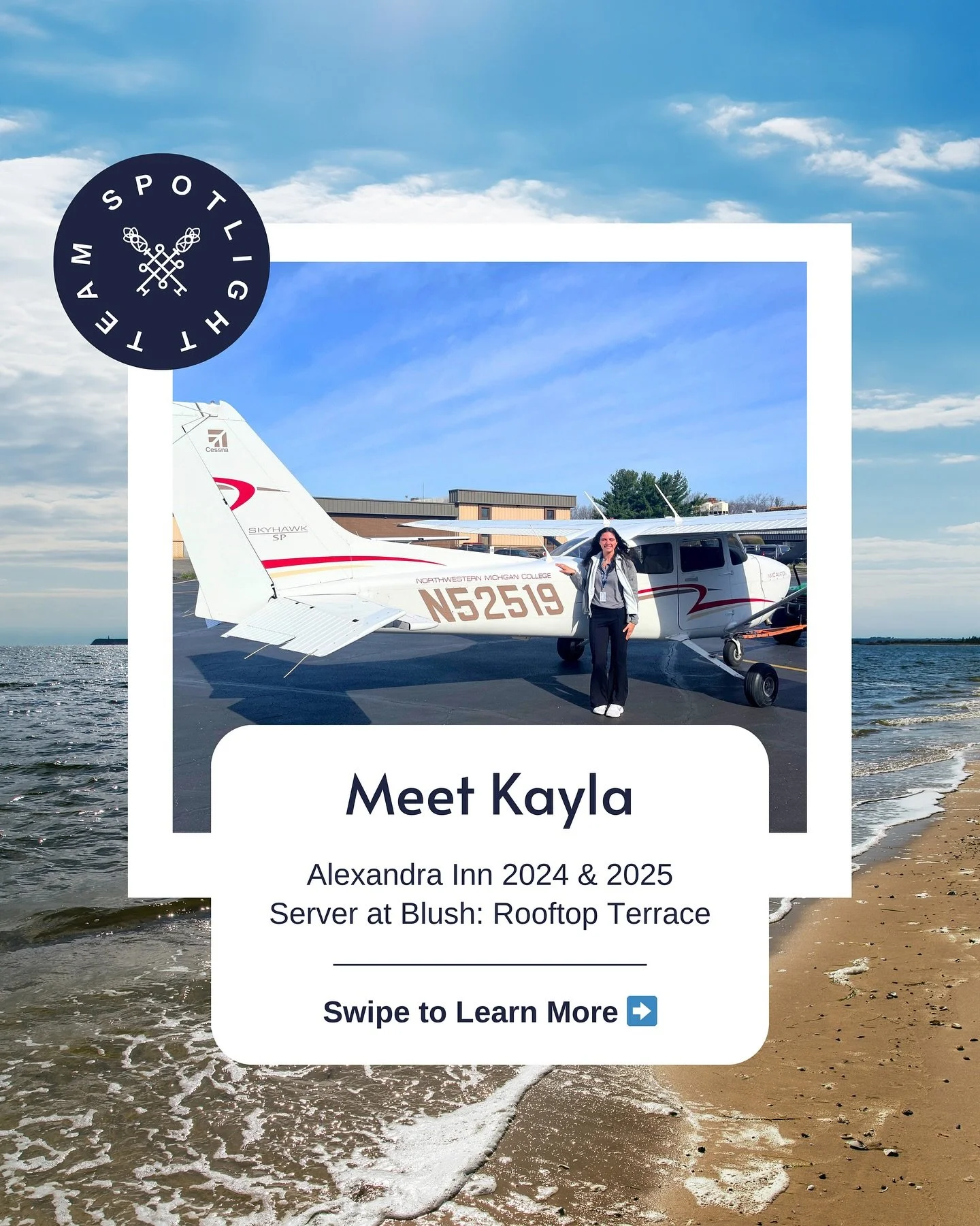If you&rsquo;ve dined at Blush Rooftop Terrace, chances are you&rsquo;ve met Kayla. 🐱✈️🎶💕

She&rsquo;s one of our dedicated servers who returned this year for another season!

Kind, driven, and passionate, Kayla brings her best to everything she d