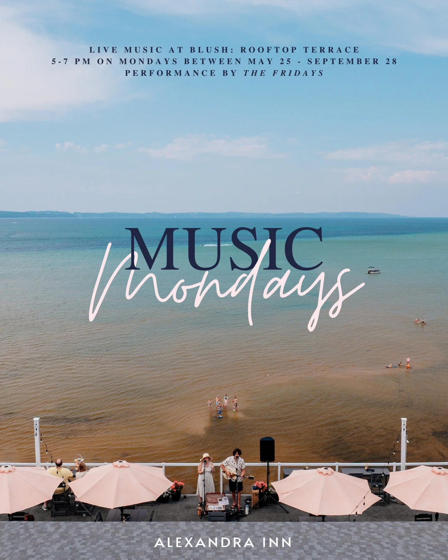 The moment you all have been waiting for... Music Mondays are back! 

We are so honored to welcome the lovely Piatek family back to Blush this summer. 

They will be performing on Monday nights starting May 27th and ending September 28th from 5-7 PM.