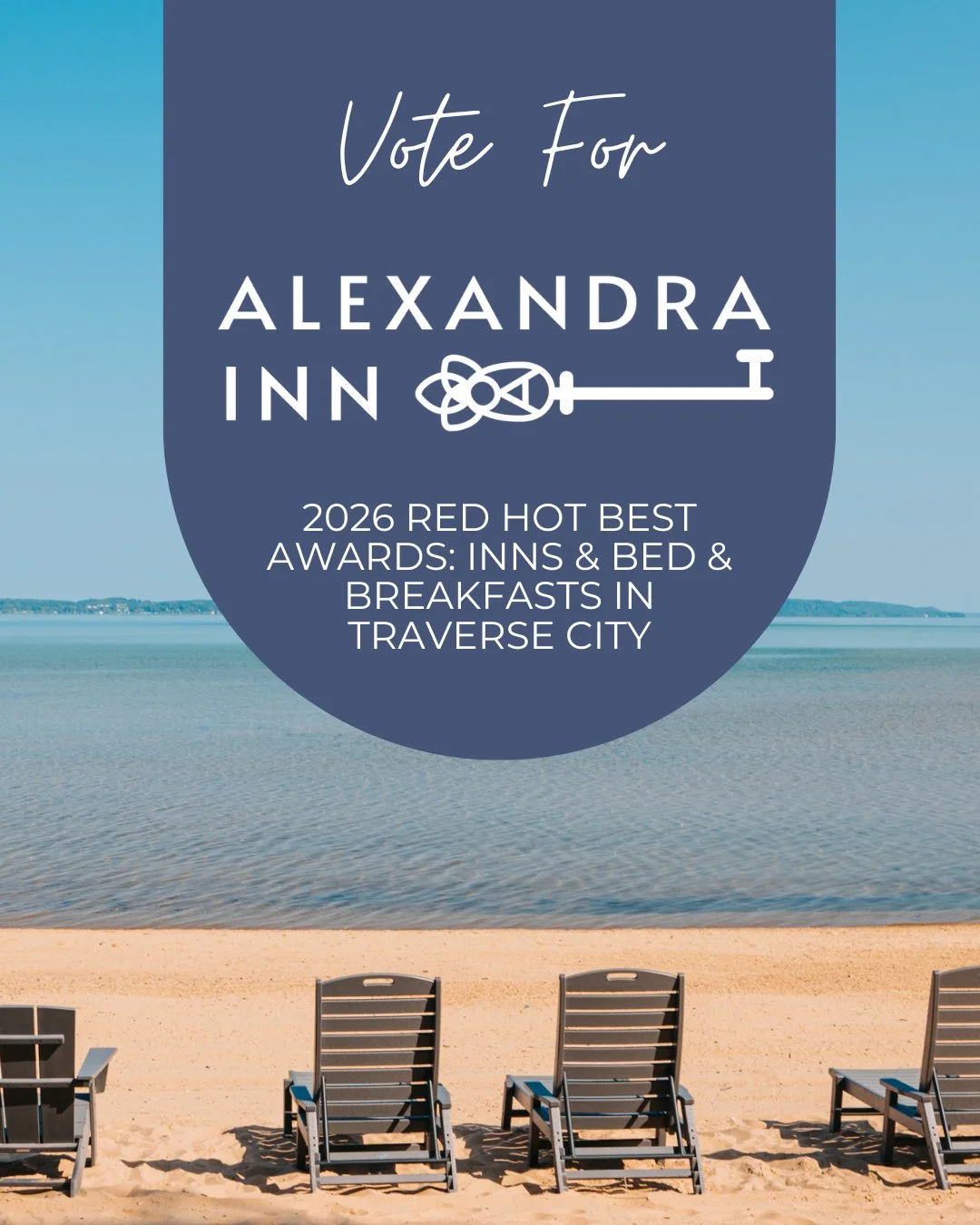 We are feeling incredibly honored to be shortlisted in the 2026 Red Hot Best category of Inns &amp; Bed &amp; Breakfasts in Traverse City. ❤️

If you loved your stay, enjoyed an awesome sunset at Blush, or caught a vibe during live music with @johnpi