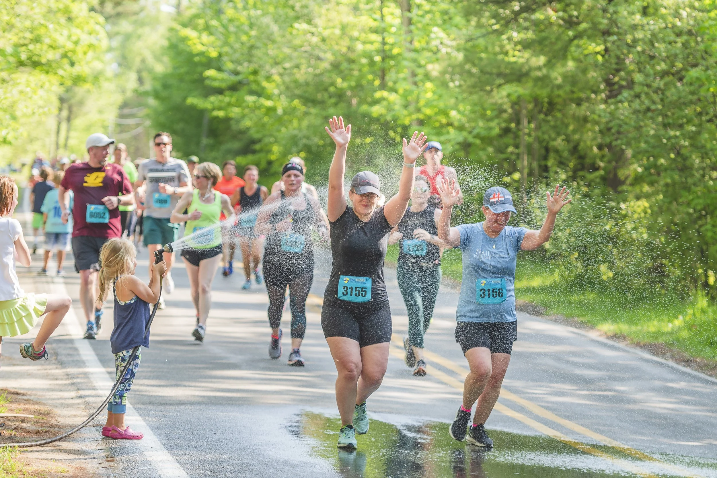 runners in a marathon