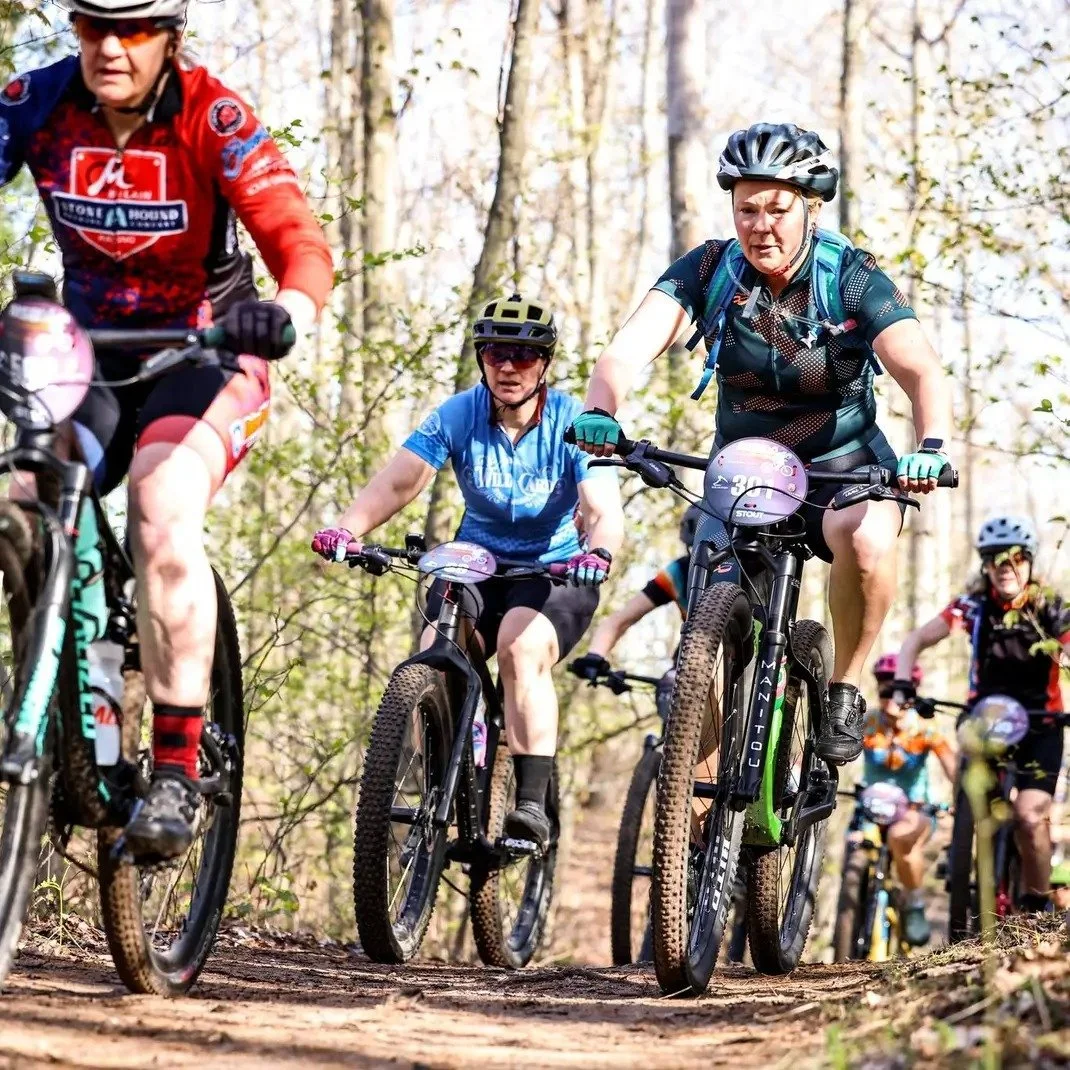 bikes in a bike race