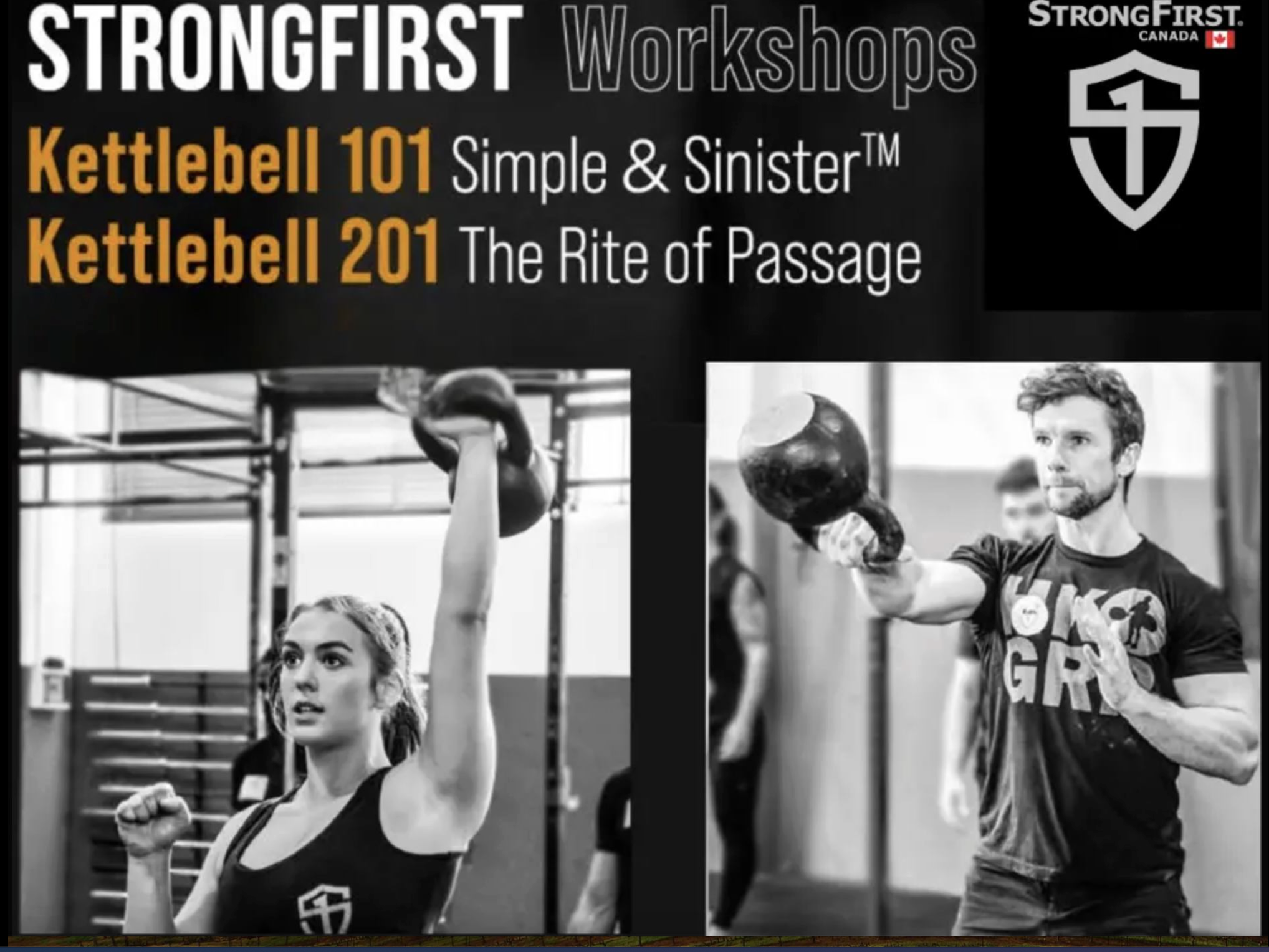 STRONG FIRST KETTLEBELL 101/201 WORKSHOPS