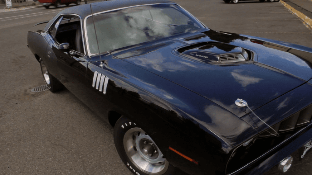 1971 CUDA TRIPLE BLACK — Graveyard Carz