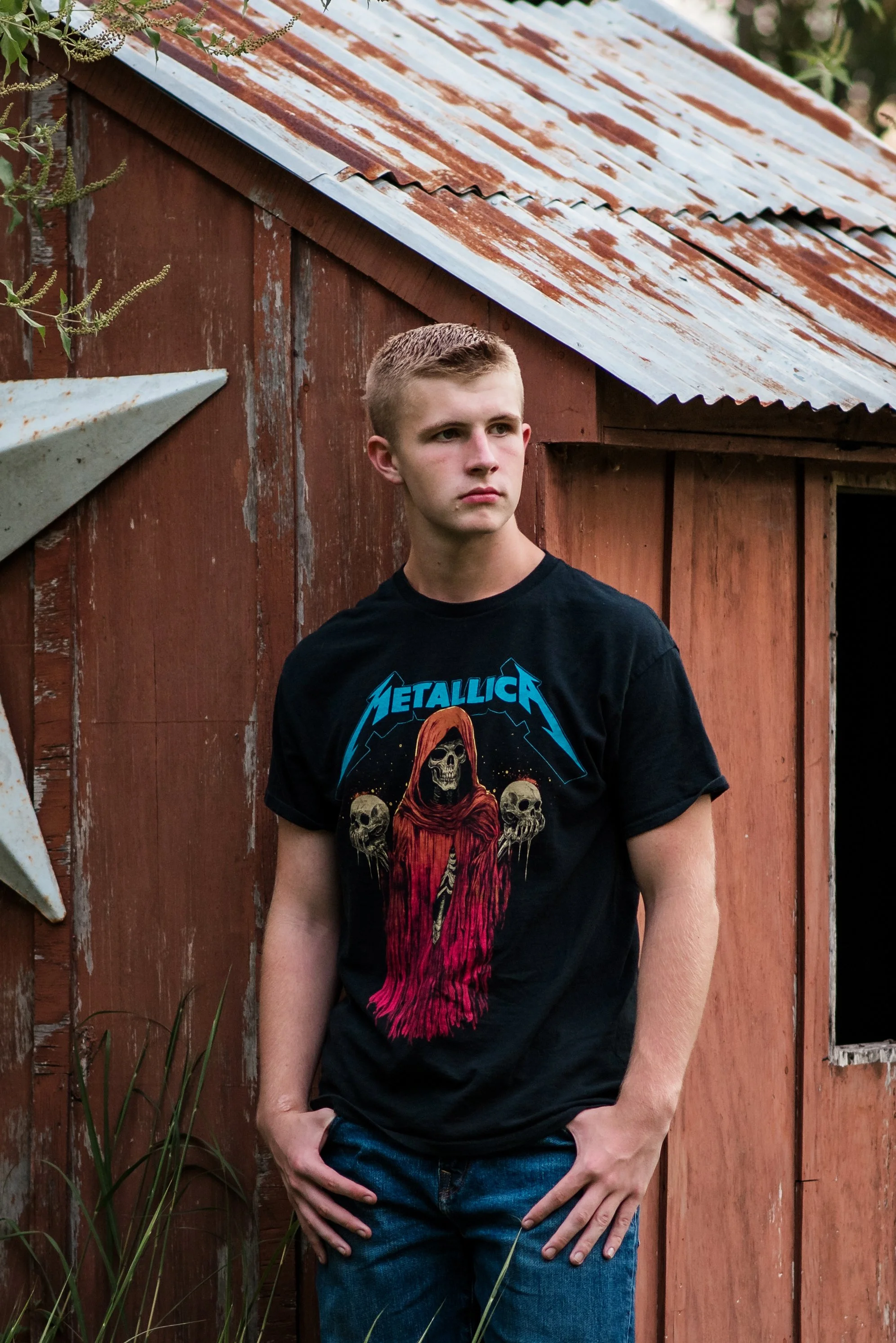 The senior knows how to blend a country location with a rock and roll vibe in Santa Fe, Texas