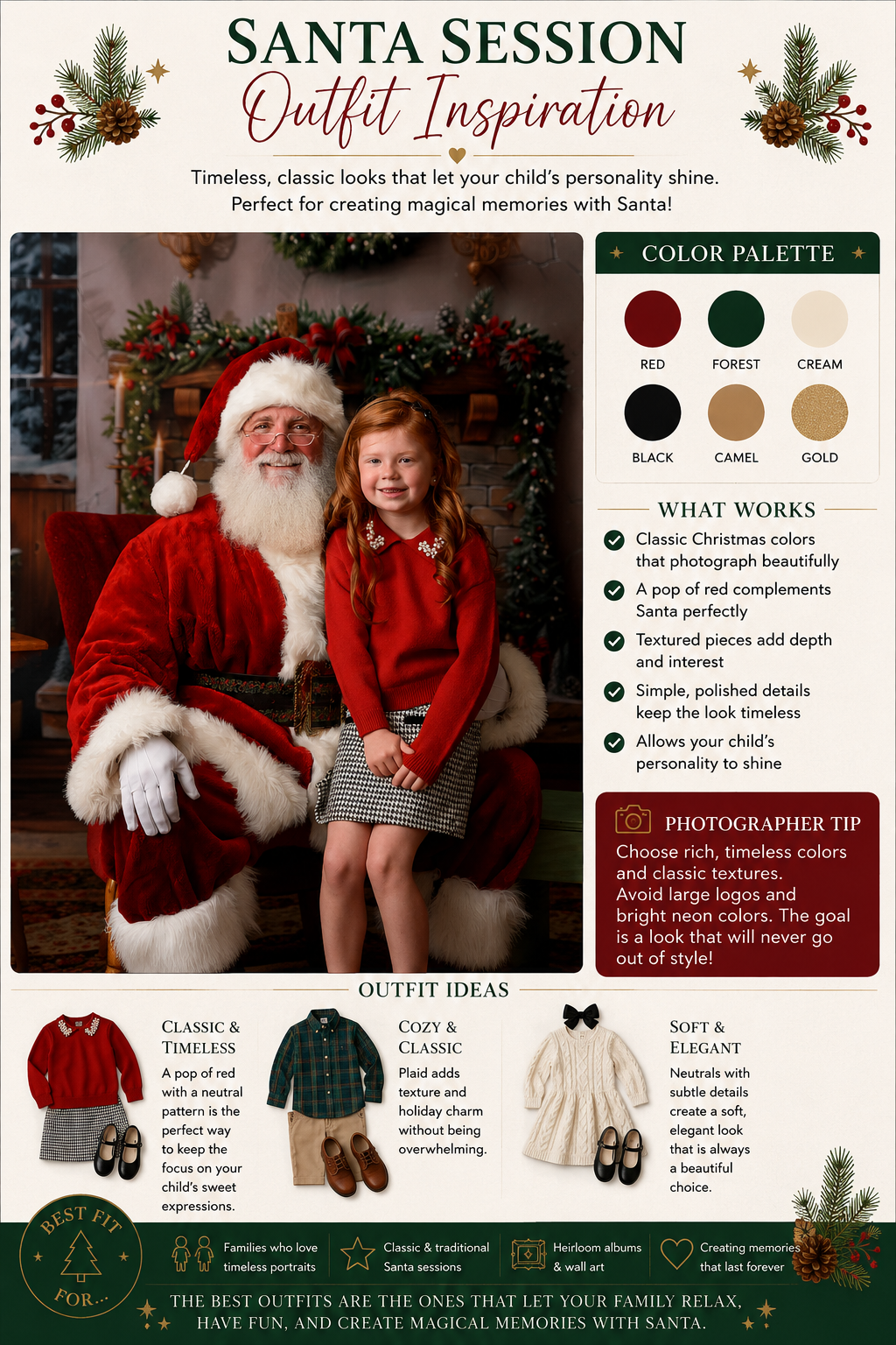 Children wearing vintage-inspired Christmas clothing with timeless textures and classic holiday style.