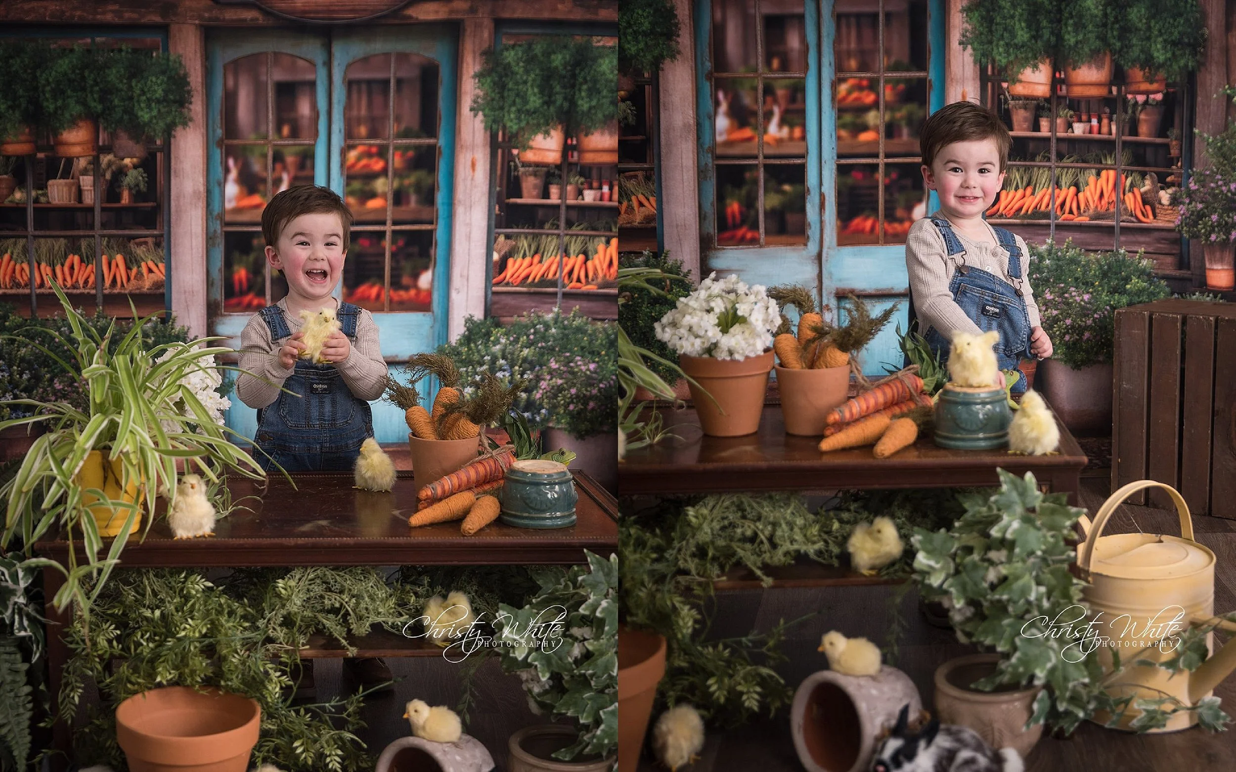 Spring children’s studio photography session in Alvin