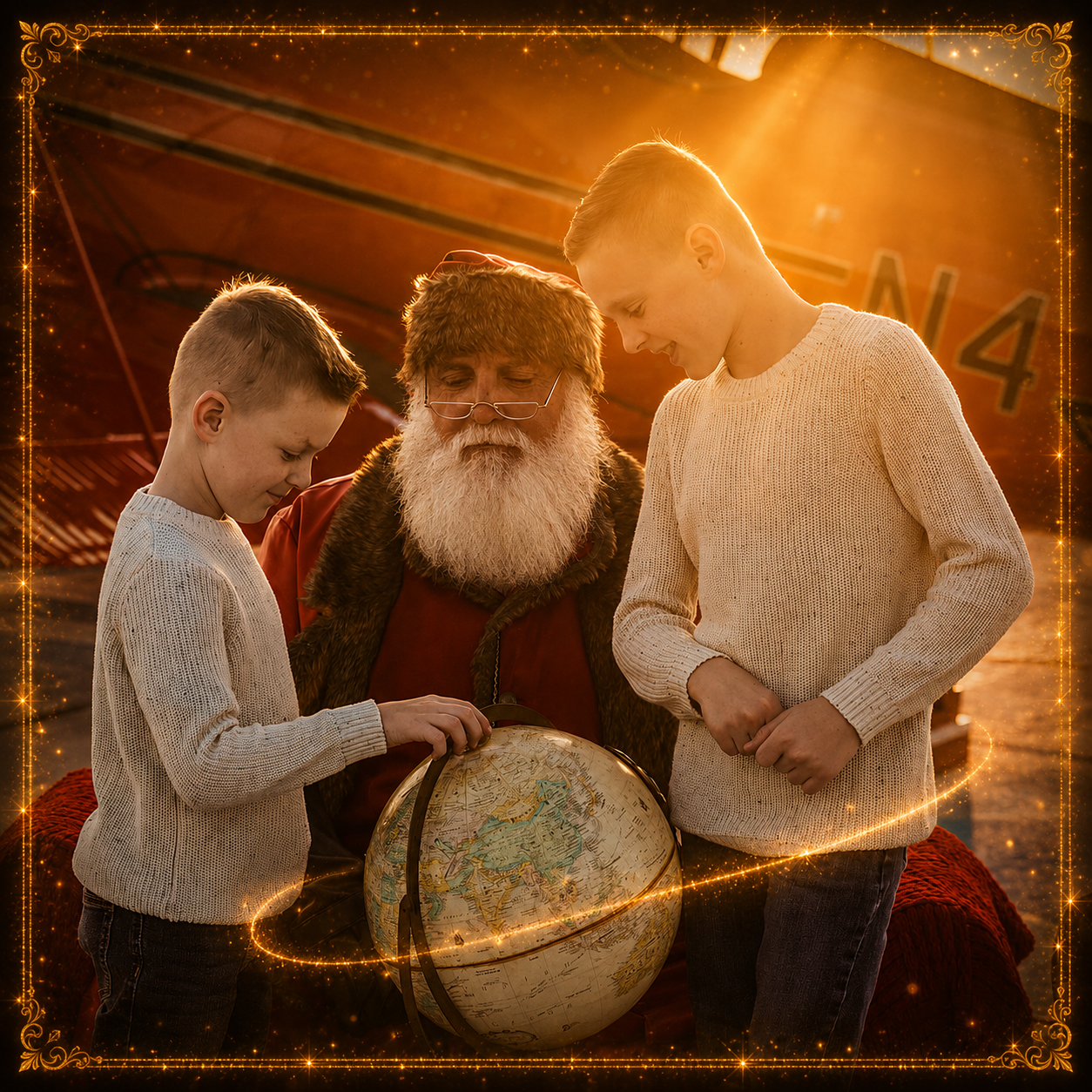 Immersive holiday experience with Santa Claus.