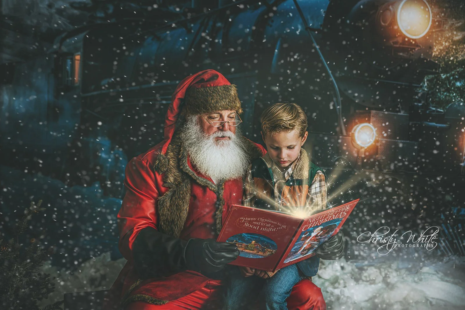 Interactive Santa photos in the Houston Tx area.