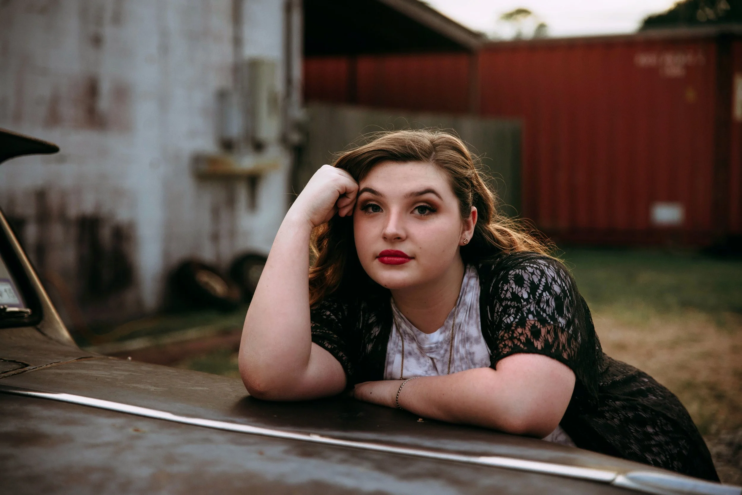 Urban senior photography session in Pearland