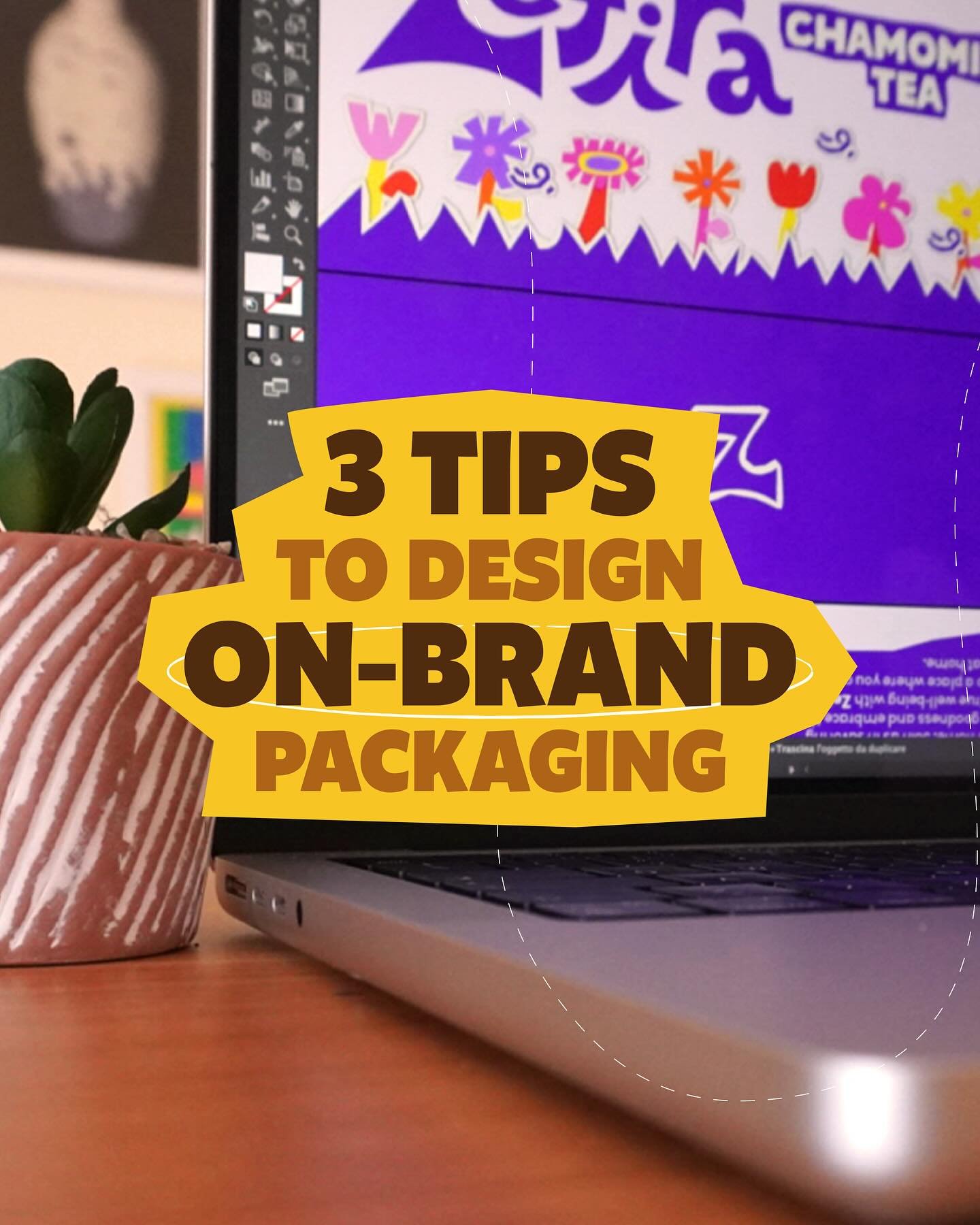 a good packaging design can make or break the success of a product based brand, so how do we make sure we&rsquo;re designing on-brand packaging??👀

these are some of the tricks i always use when i&rsquo;m working on a project like this and that have