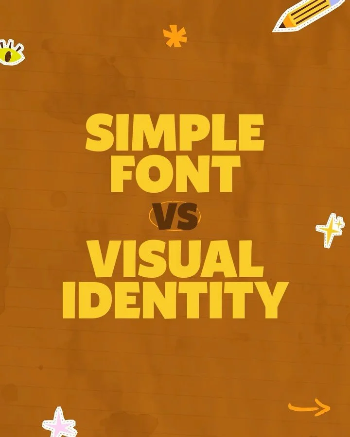 logo design isn&rsquo;t just picking a cool font and calling it a day!!
and even then, a logo simply isn&rsquo;t enough to give your brand a lasting identity that makes the impact you want!

and i know i&rsquo;ve said this a million times, but a lot 