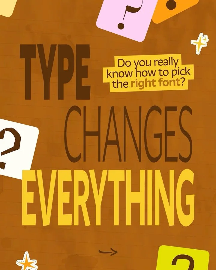 can you spot the perfect match for each business? 👀 

typography is one of the most underrated aspects of branding, but choosing the right font is actually essential to make sure a project is successful!

that&rsquo;s why, it&rsquo;s incredibly impo