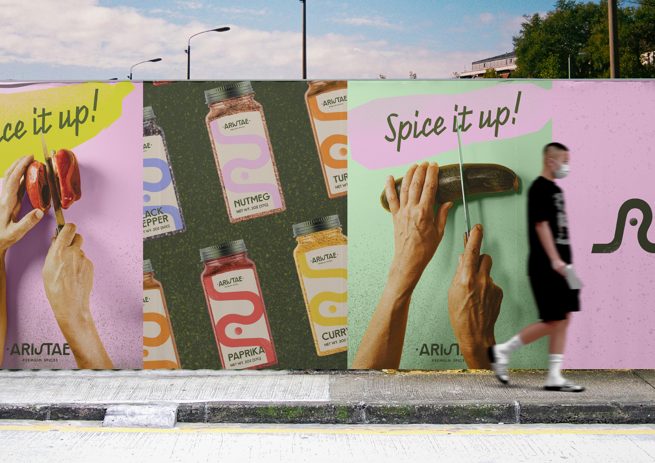 custom poster designs for premium spices brand