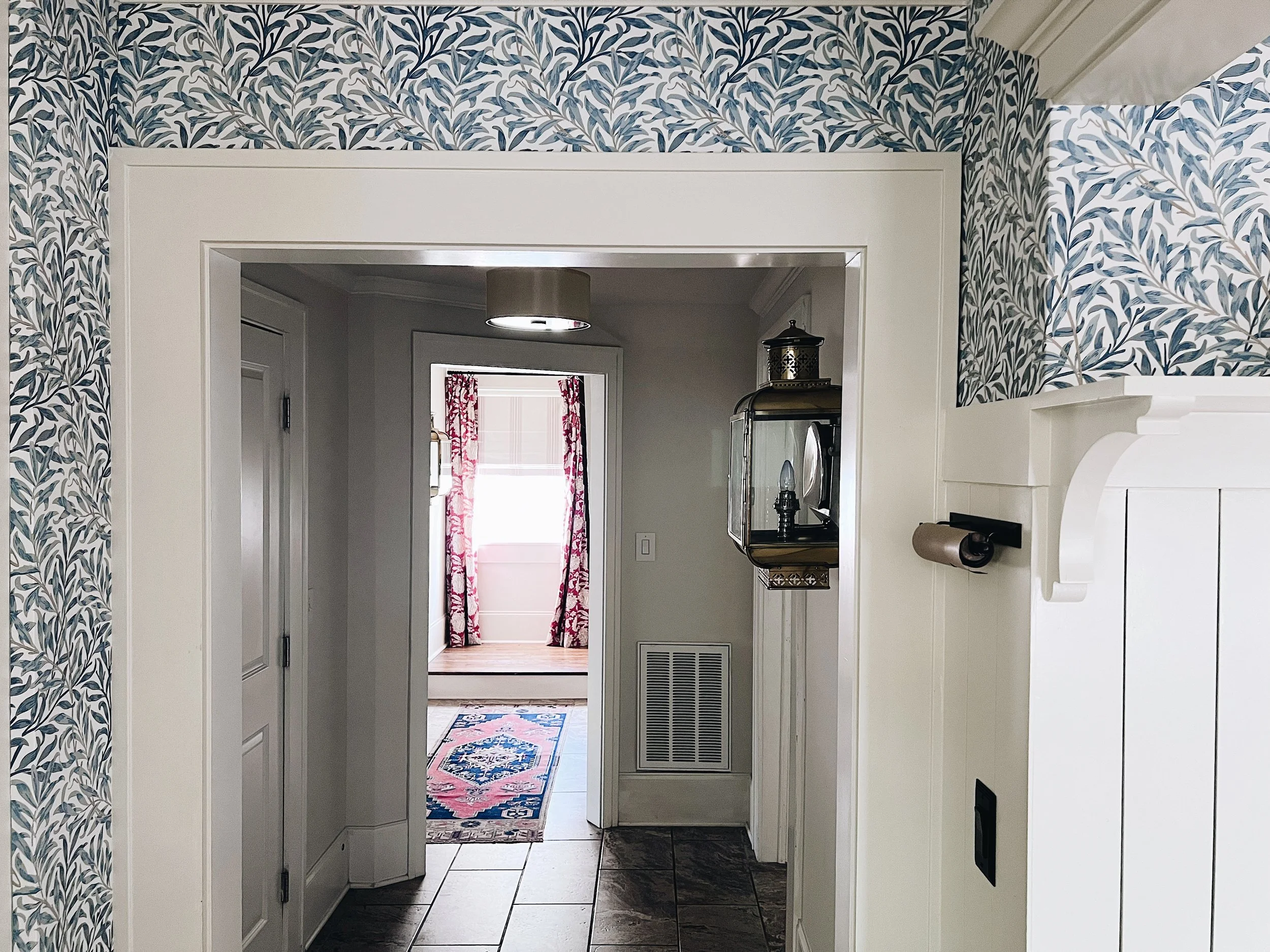 Mary Beth Johnson Interiors English Country Cottage Home Fore Rent in Downtown Greenville, SC