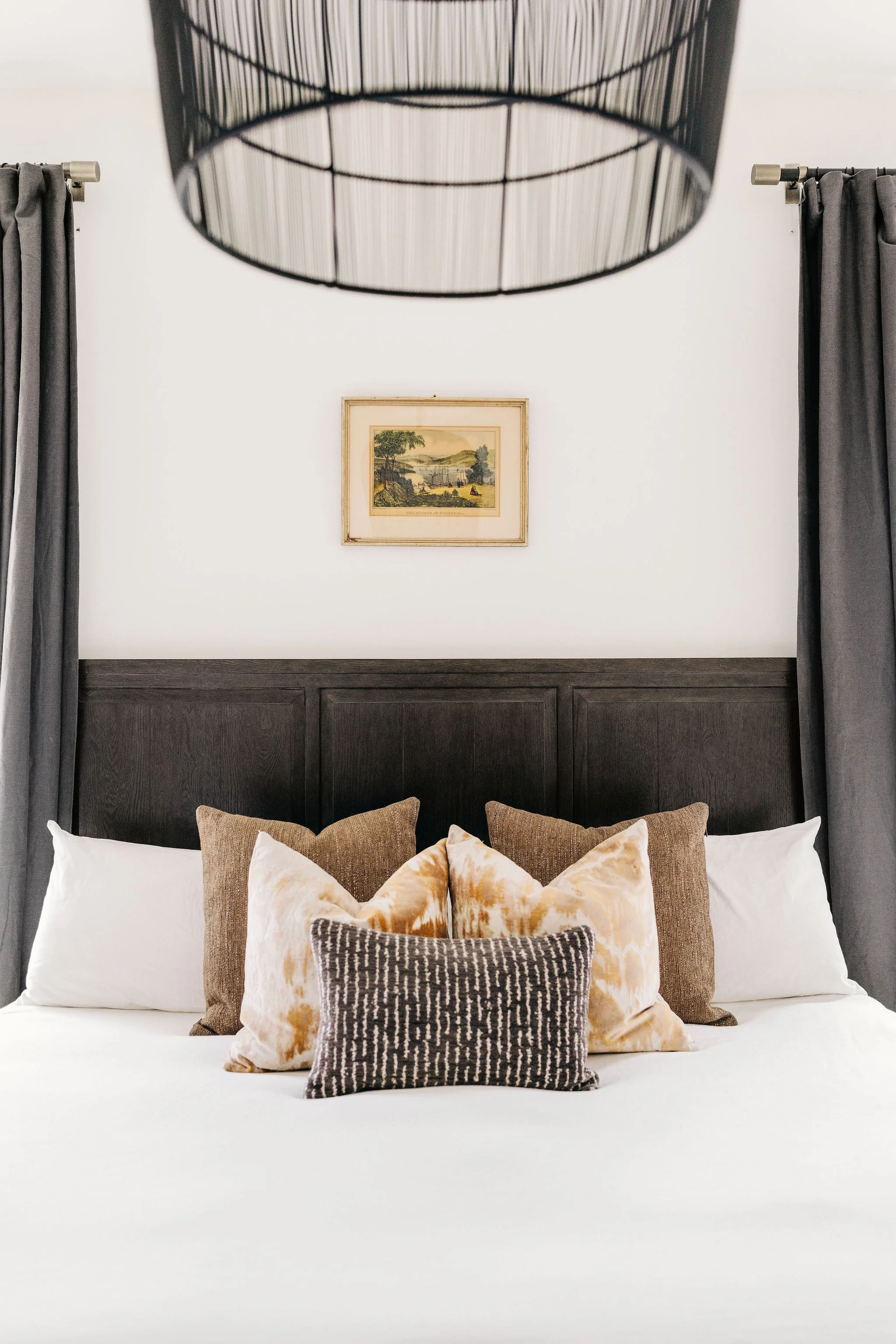 Mary Beth Johnson Interiors Primary  Bedroom Augusta Luxe Home
