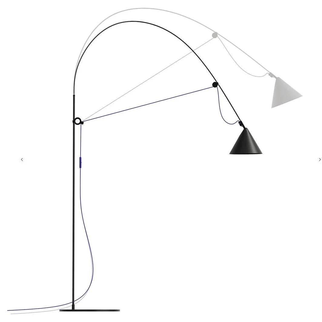 midgard - Stehleuchte AYNO L, schwarz