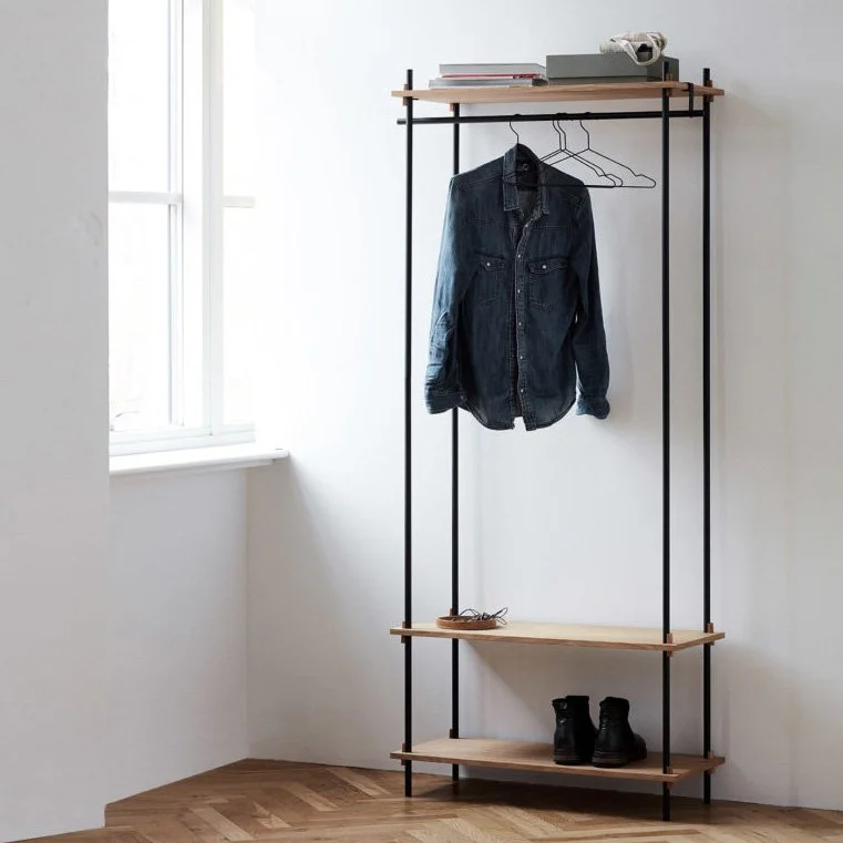 MOEBE - Regal s.200.1.F mit Kleiderstange