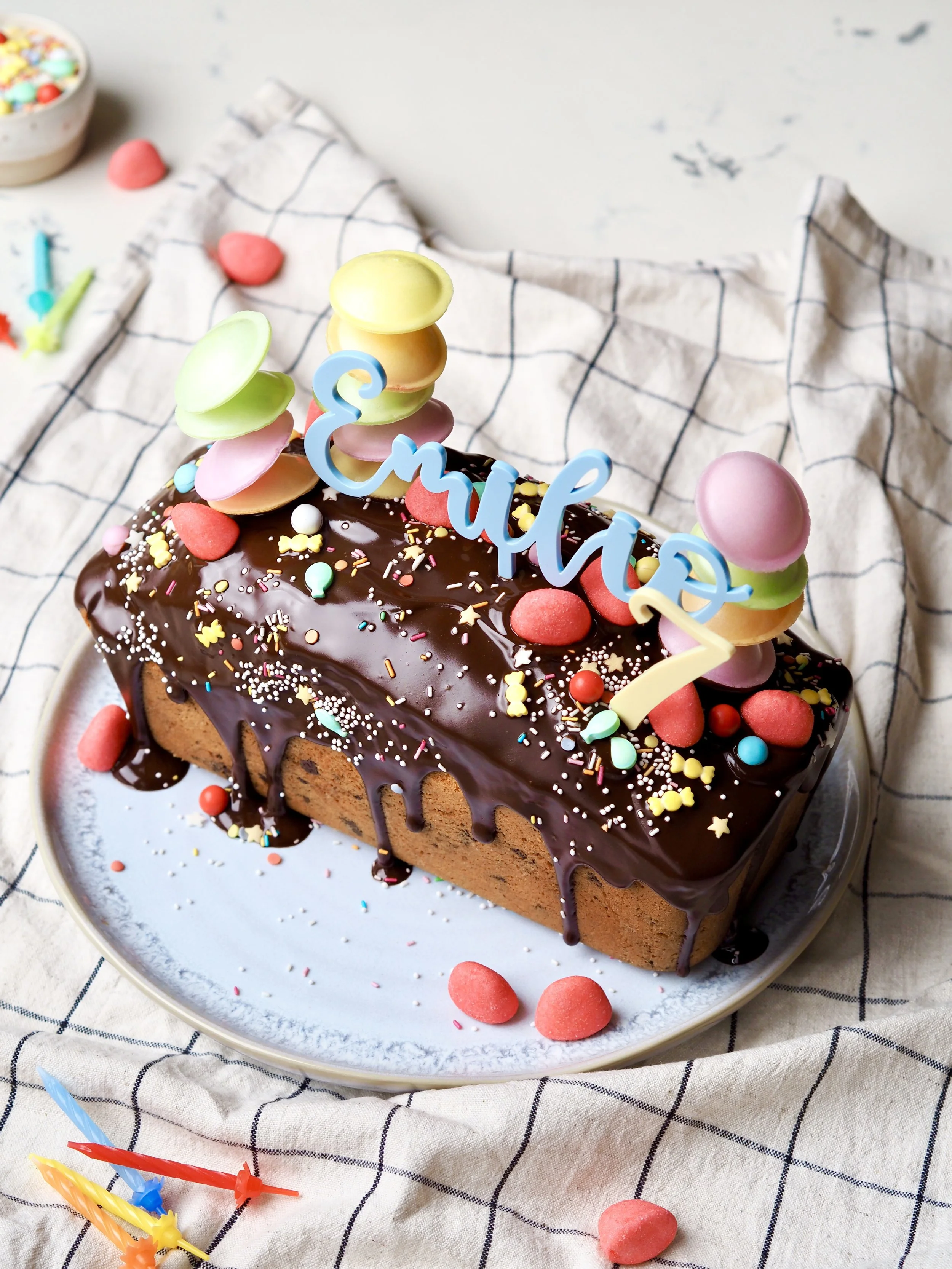 Rührkuchen mit Schokoladensplitter