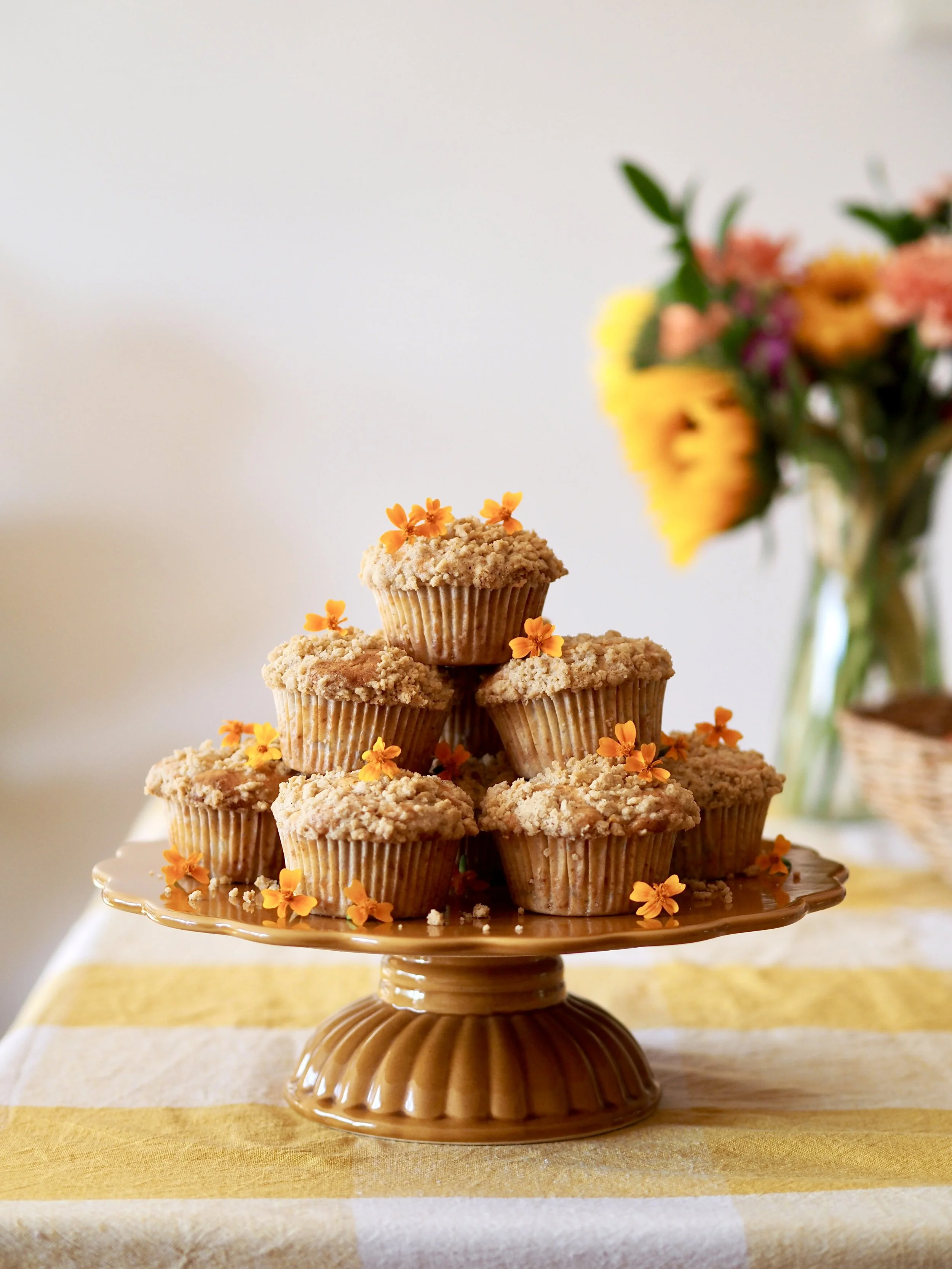 Die einfachsten Apfelmuffins mit Streuseln