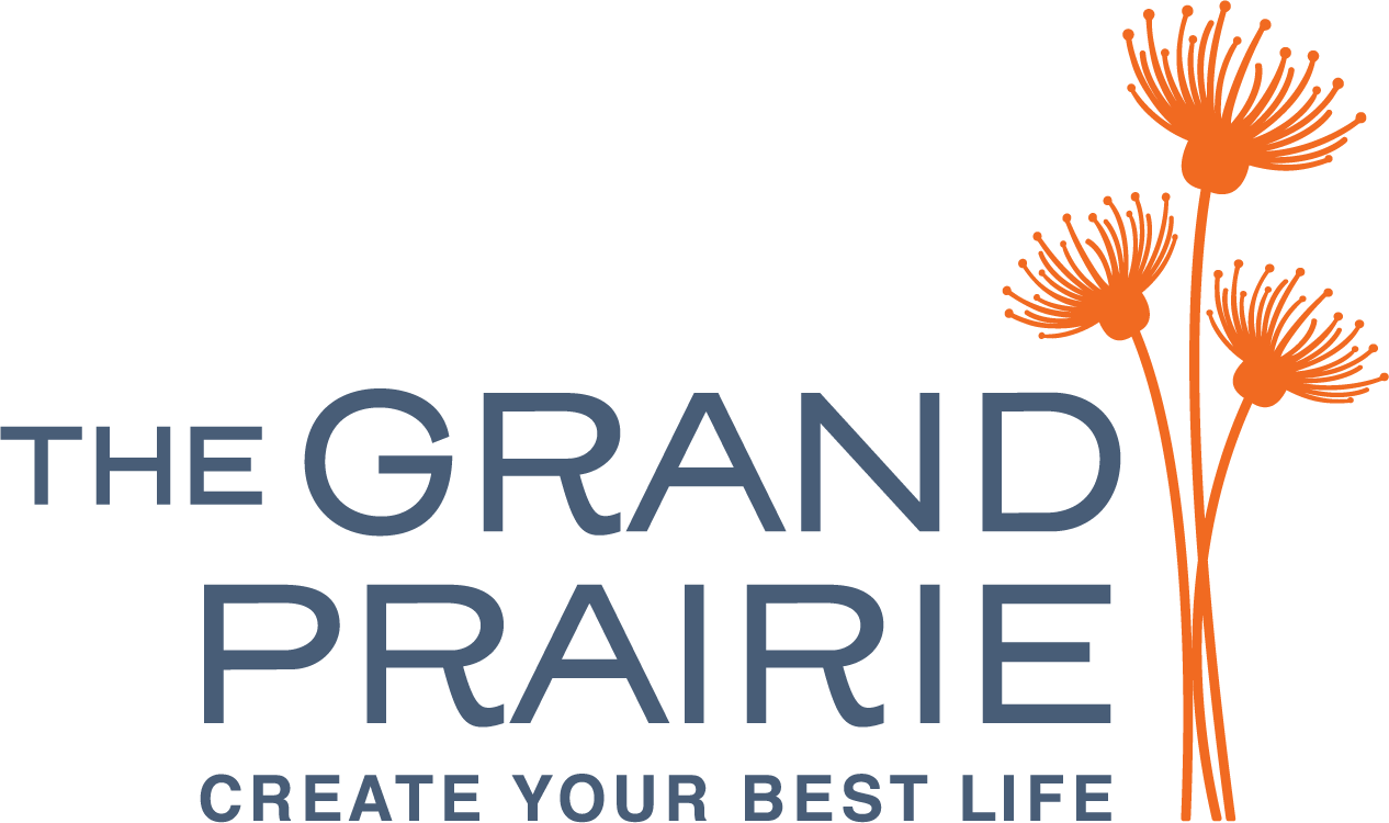 The Grand Prairie Logo VER-PMS 1585.png