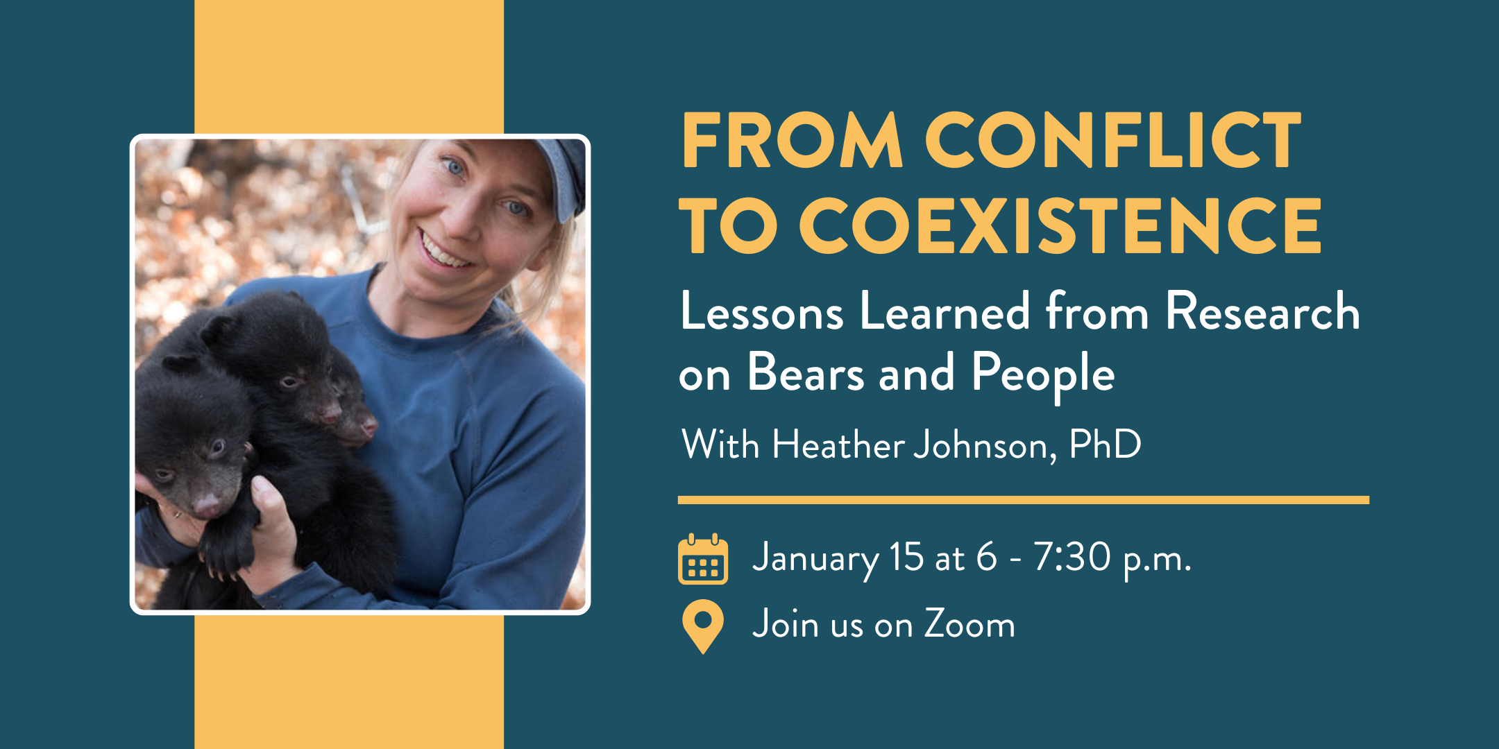 From Conflict to Coexistence: Lessons Learned from Research on Bears and People [Webinar]