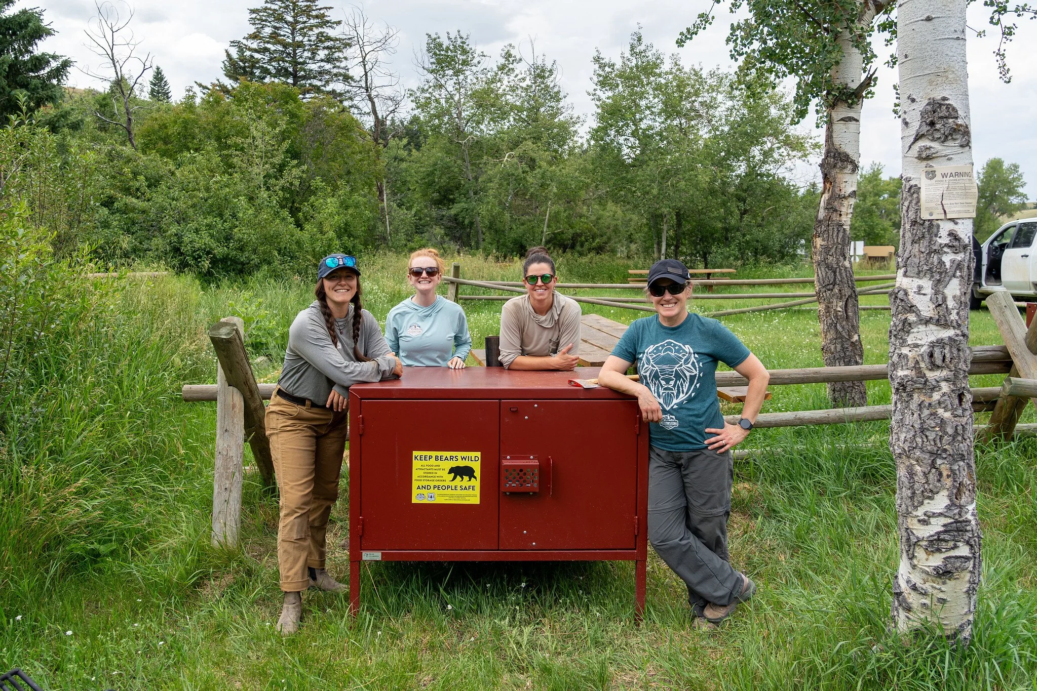 Campsite Bear Bins Keep People Safe and Bears Wild