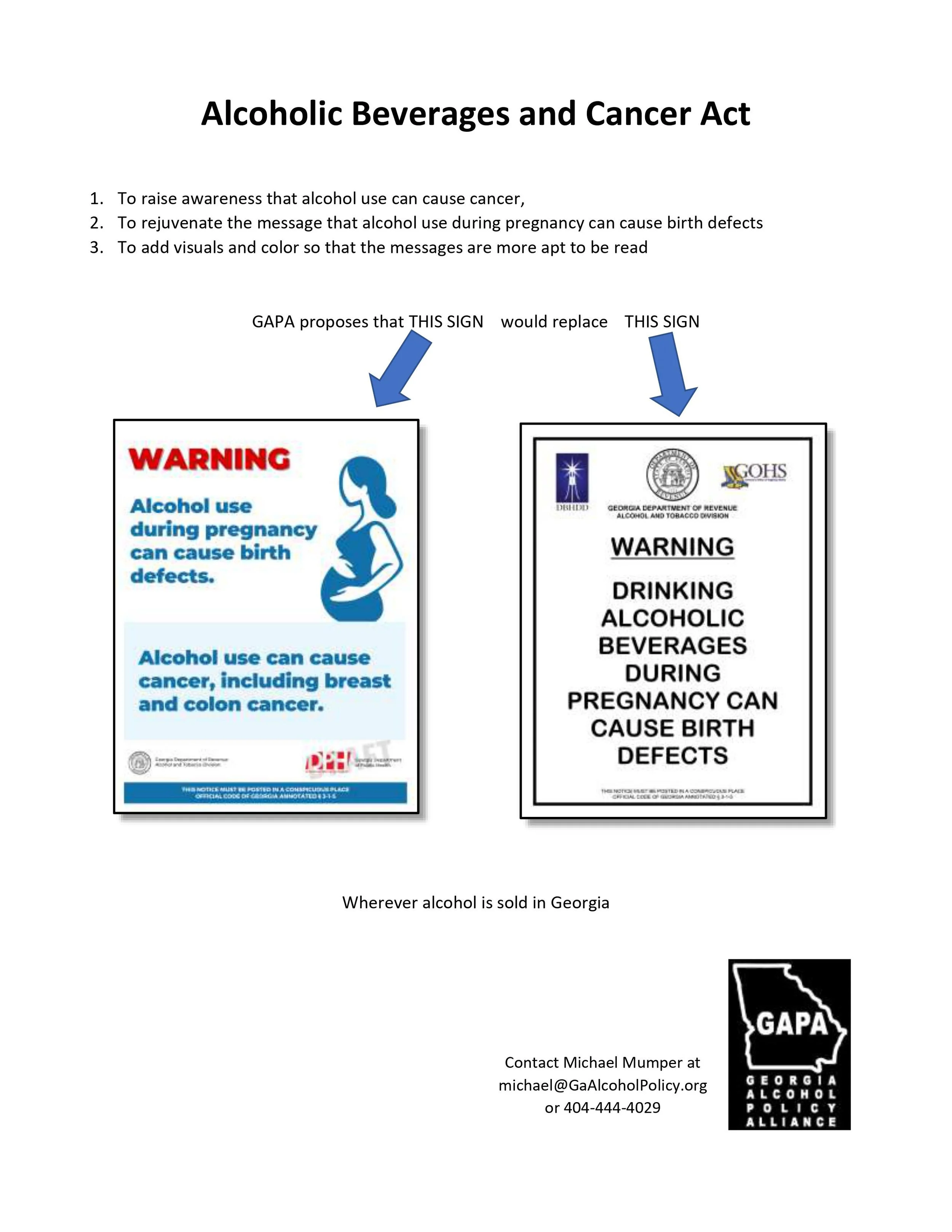 Special Alcohol and Cancer — Alcohol Policy Alliance