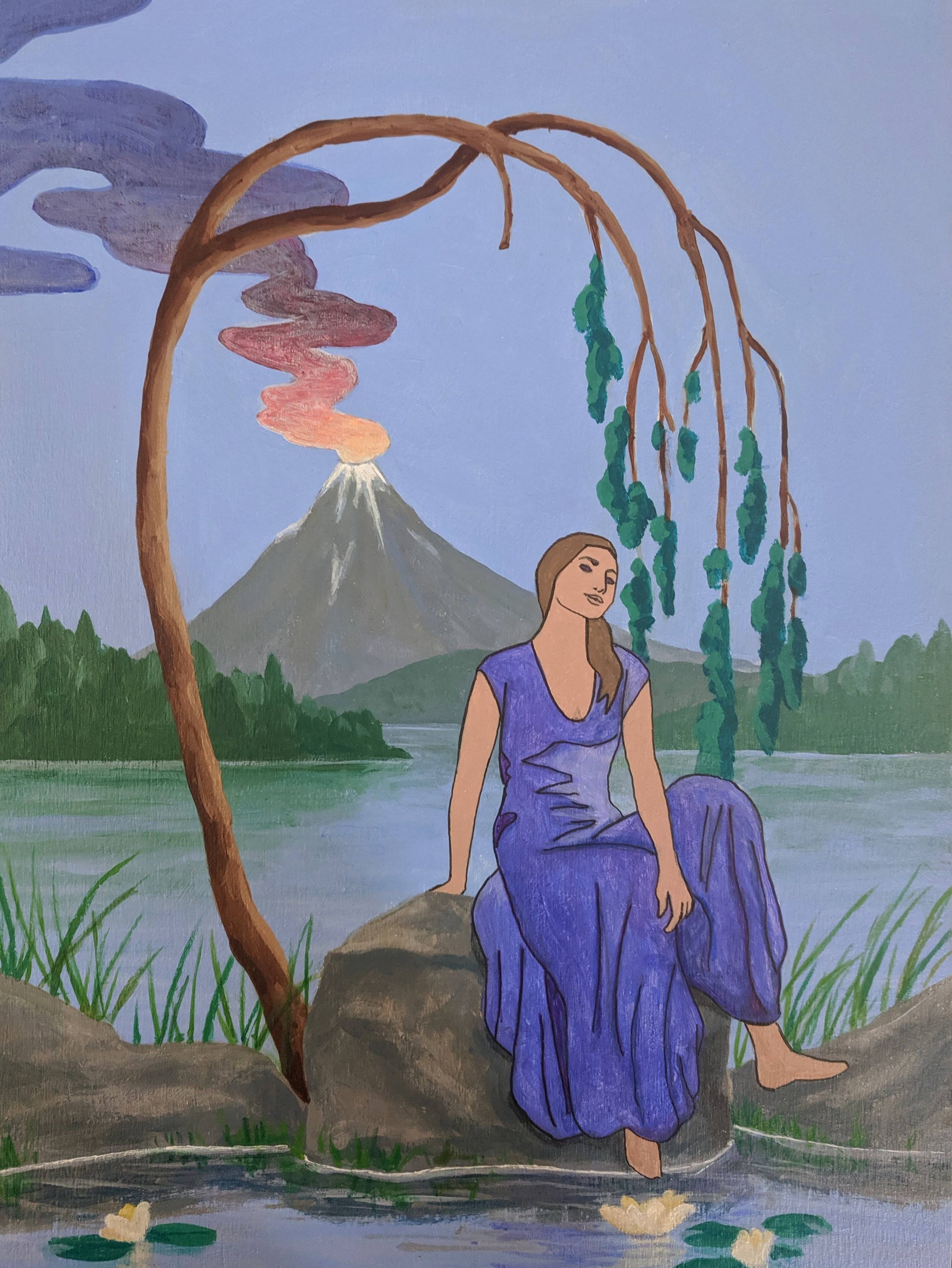 Daydreaming - acrylic on panel - 9x12 inches SOLD